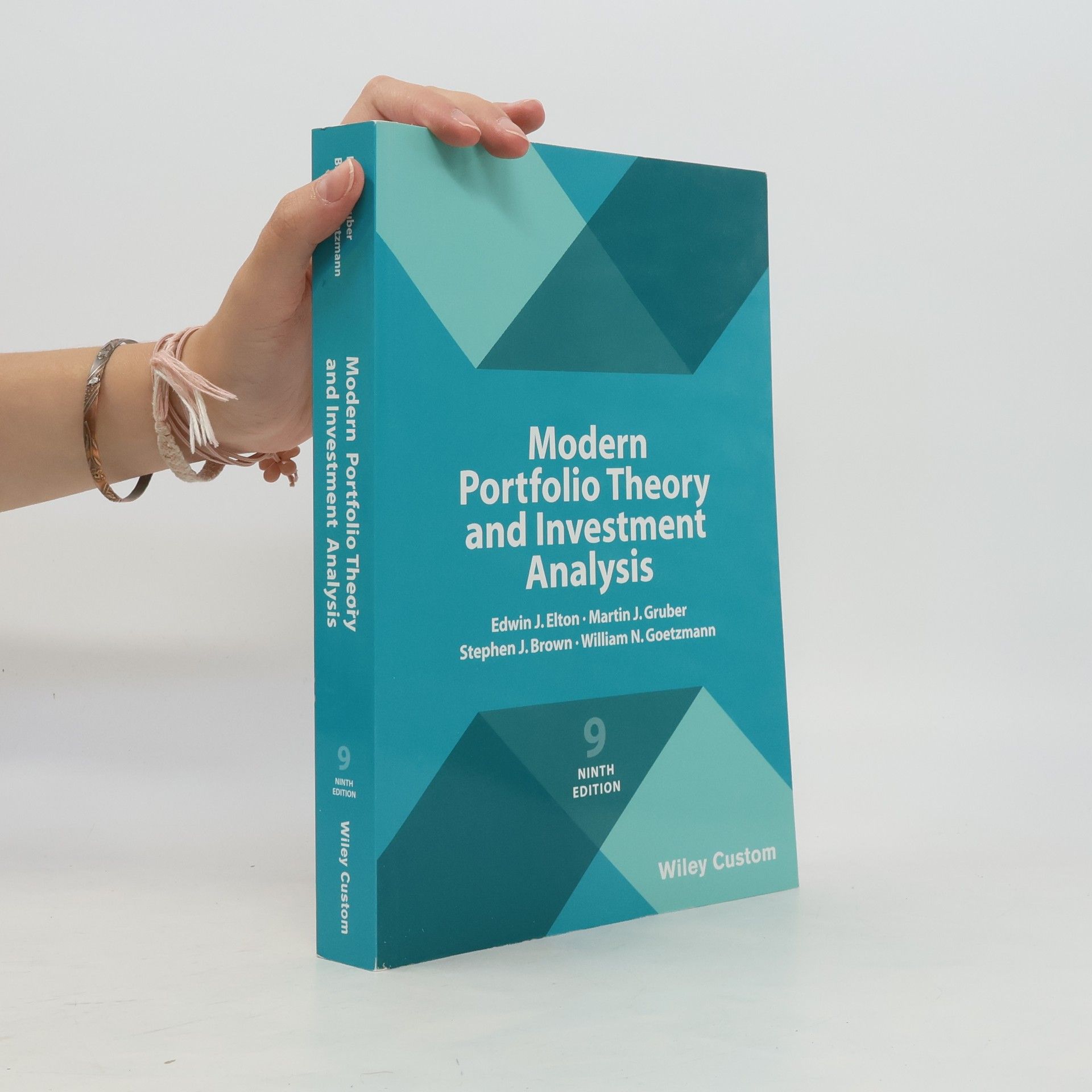 Edwin J Elton Modern Portfolio Theory and Investment Analysis