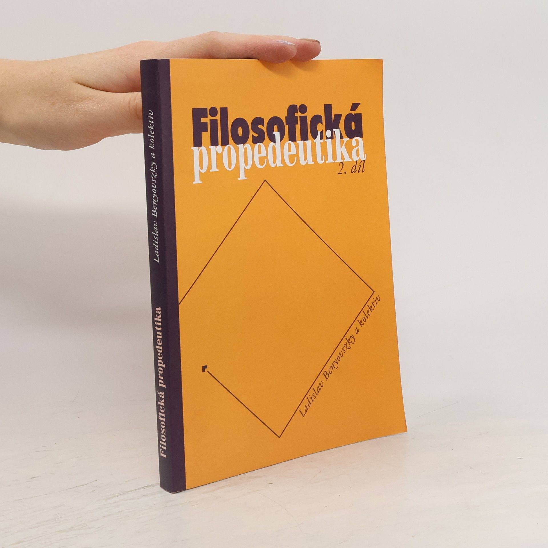 Ladislav Benyovszky Filosofická propedeutika, 2. díl