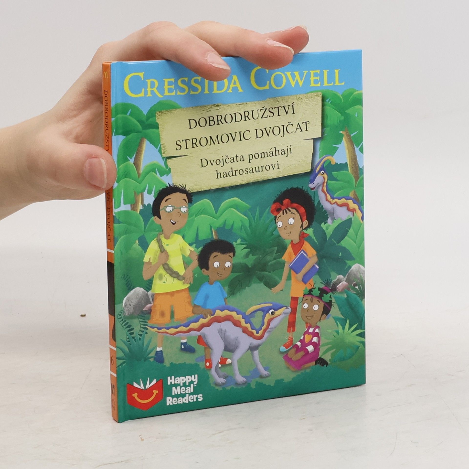 Cressida Cowell Dobrodružství Stromovic dvojčat: Dvojčata pomáhají hadrosaurovi
