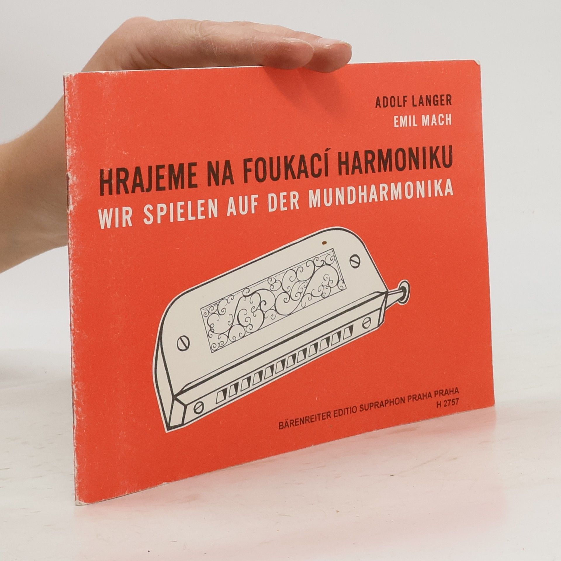 Adolf Langer Hrajeme na foukací harmoniku = Wir spielen auf der Mundharmonika