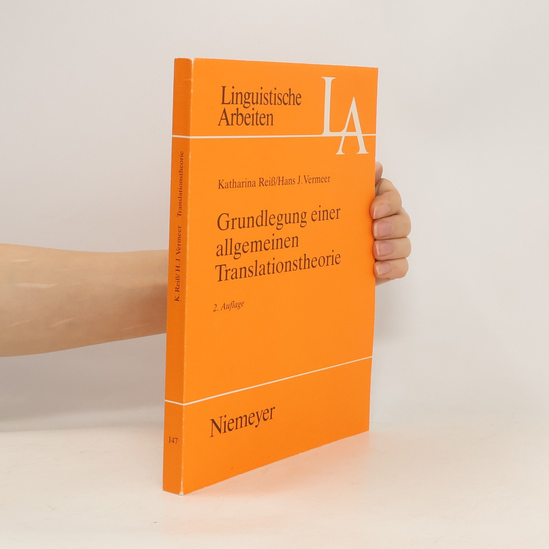 Katharina Reiß Grundlegung einer allgemeinen Translationstheorie