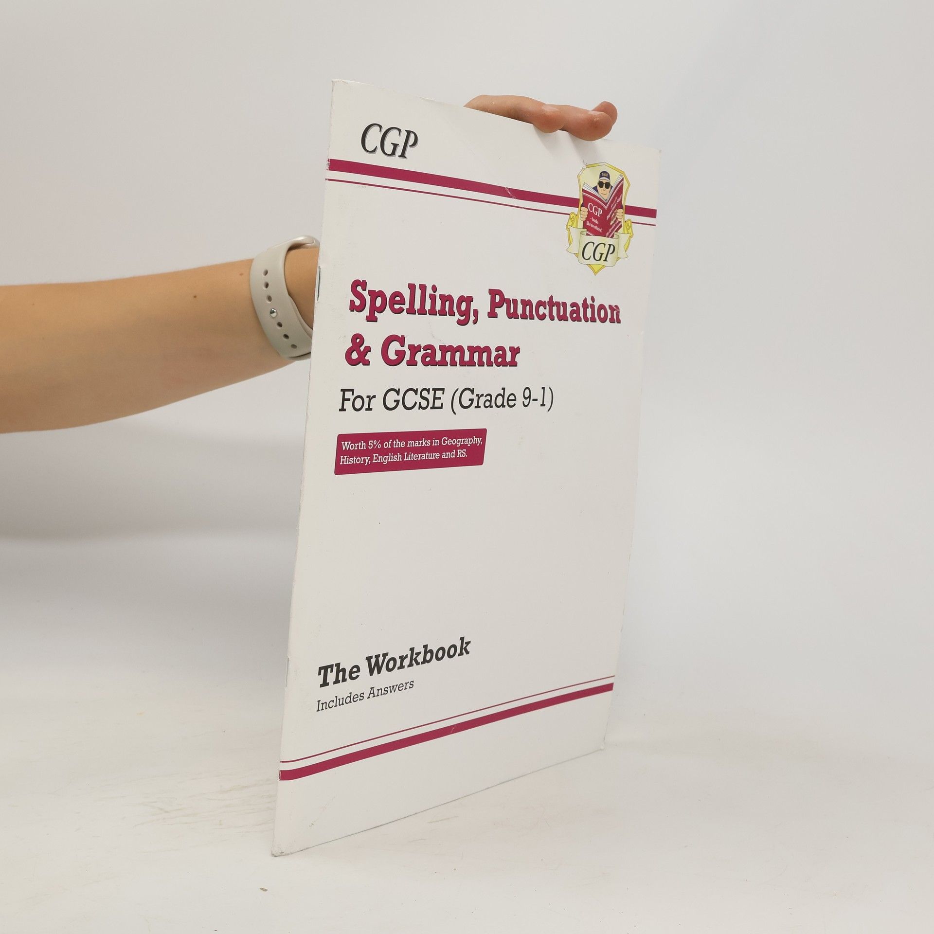 CGP Books Spelling, Punctuation and Grammar for Grade 9-1 GCSE Workbook (includes Answers)