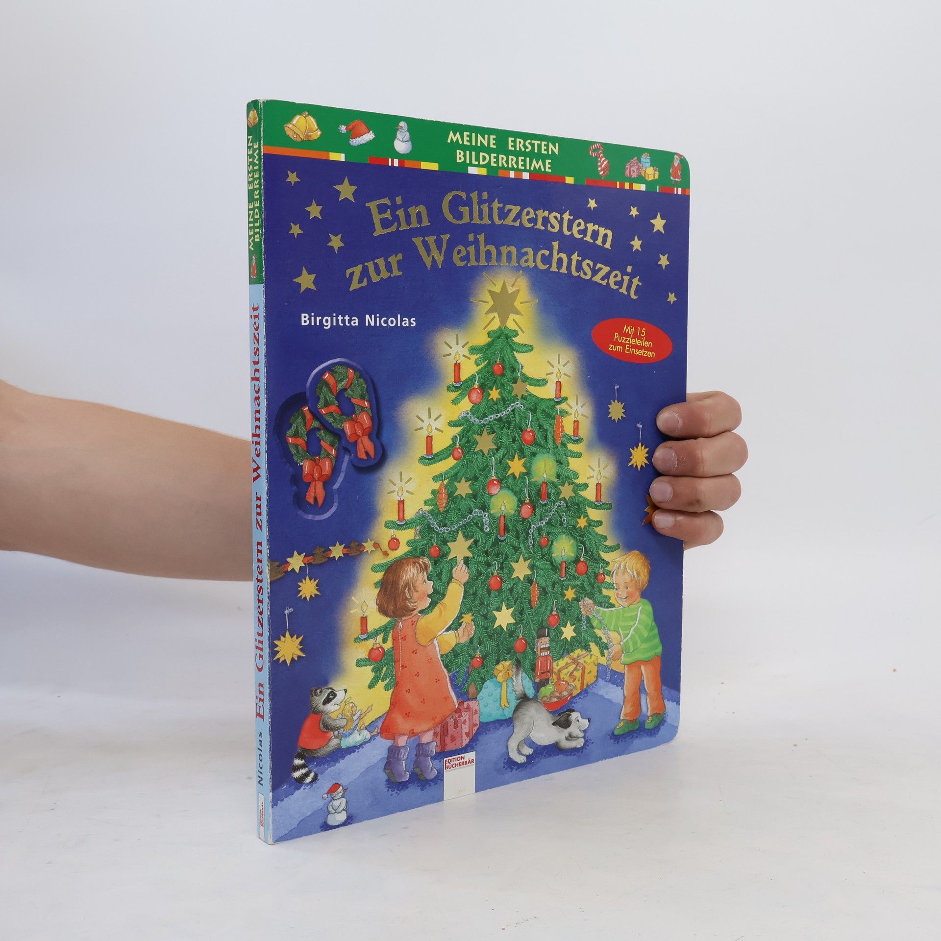 Brigitta Nicolas Ein Glitzerstern zur Weihnachtszeit
