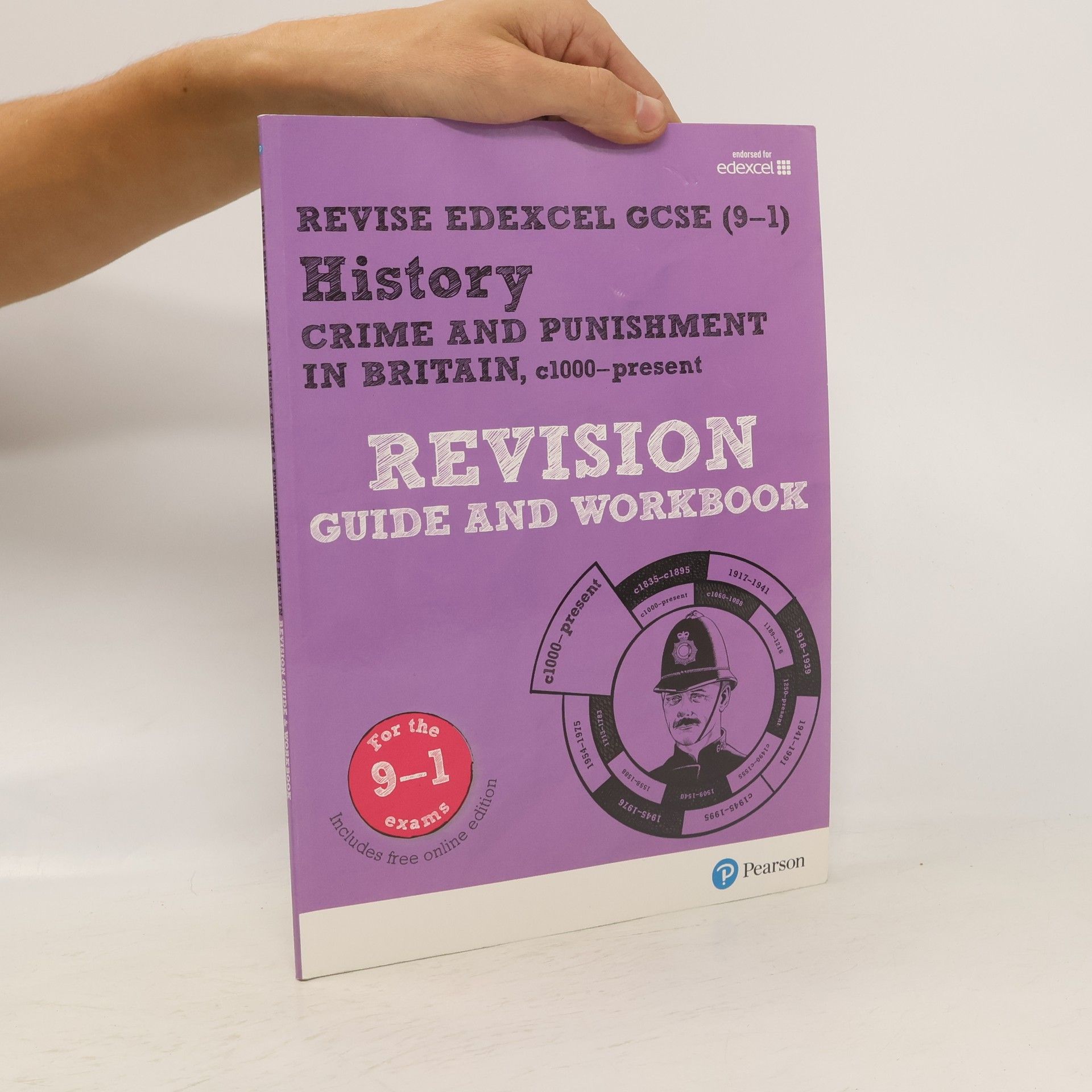 Pearson REVISE Edexcel GCSE (9-1) History Crime and Punishment Revision Guide and Workbook + App
