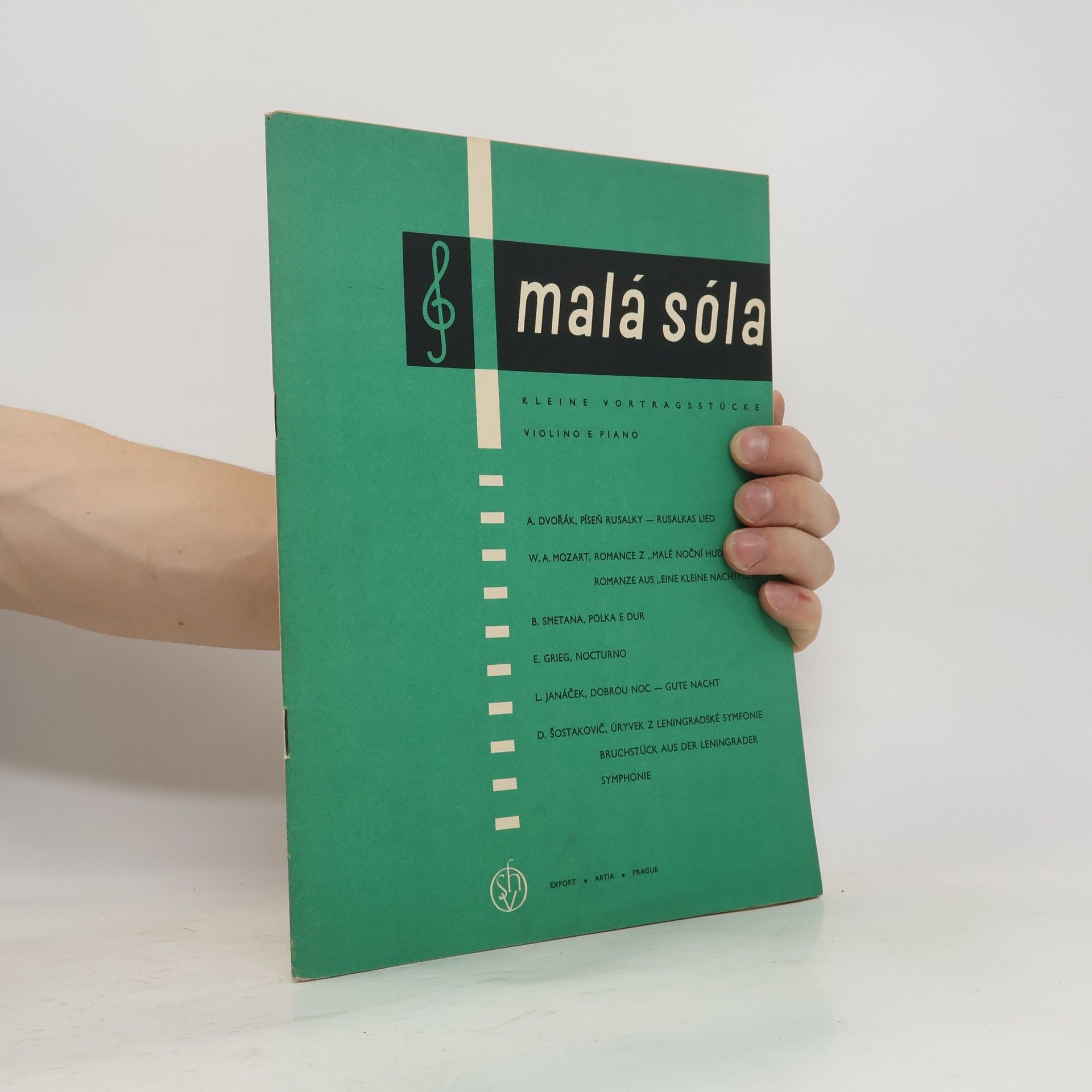 Autores varios Malá sóla. Kleine Vortragsstücke. Violino e piano