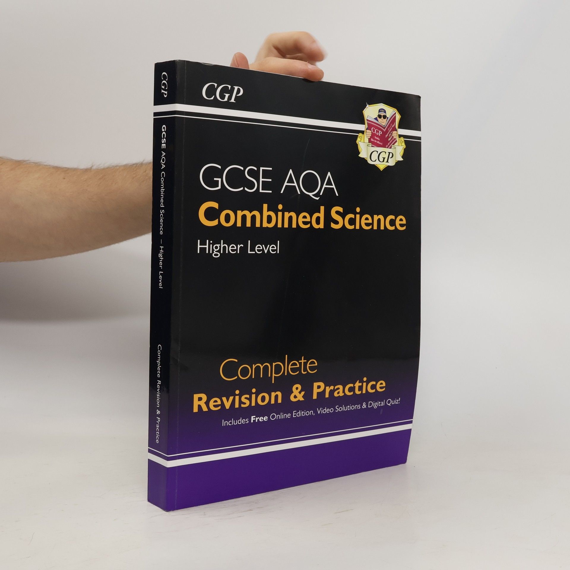 CGP Books GCSE Combined Science AQA Higher Complete Revision & Practice w/ Online Ed, Videos & Quizzes