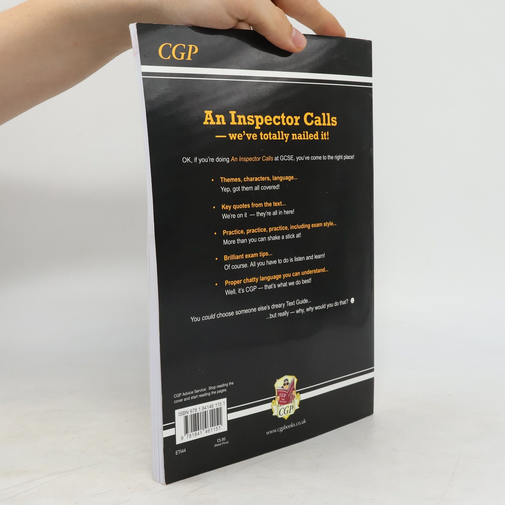 CGP Books Grade 9-1 GCSE English Text Guide - An Inspector Calls