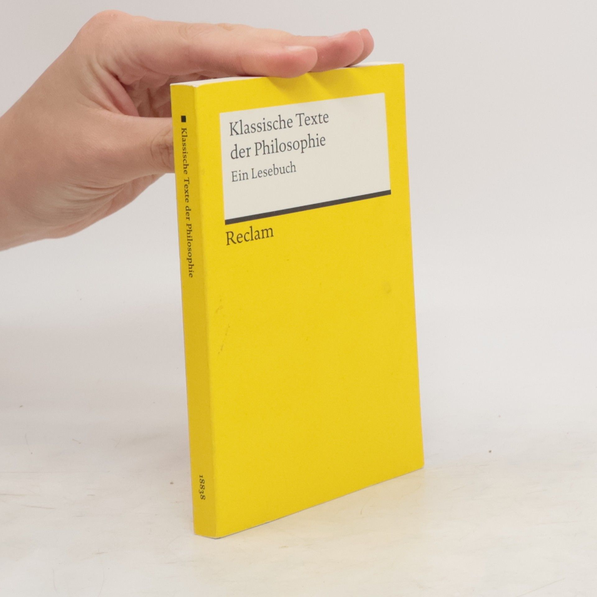 Jonas Pfister Klassische Texte der Philosophie