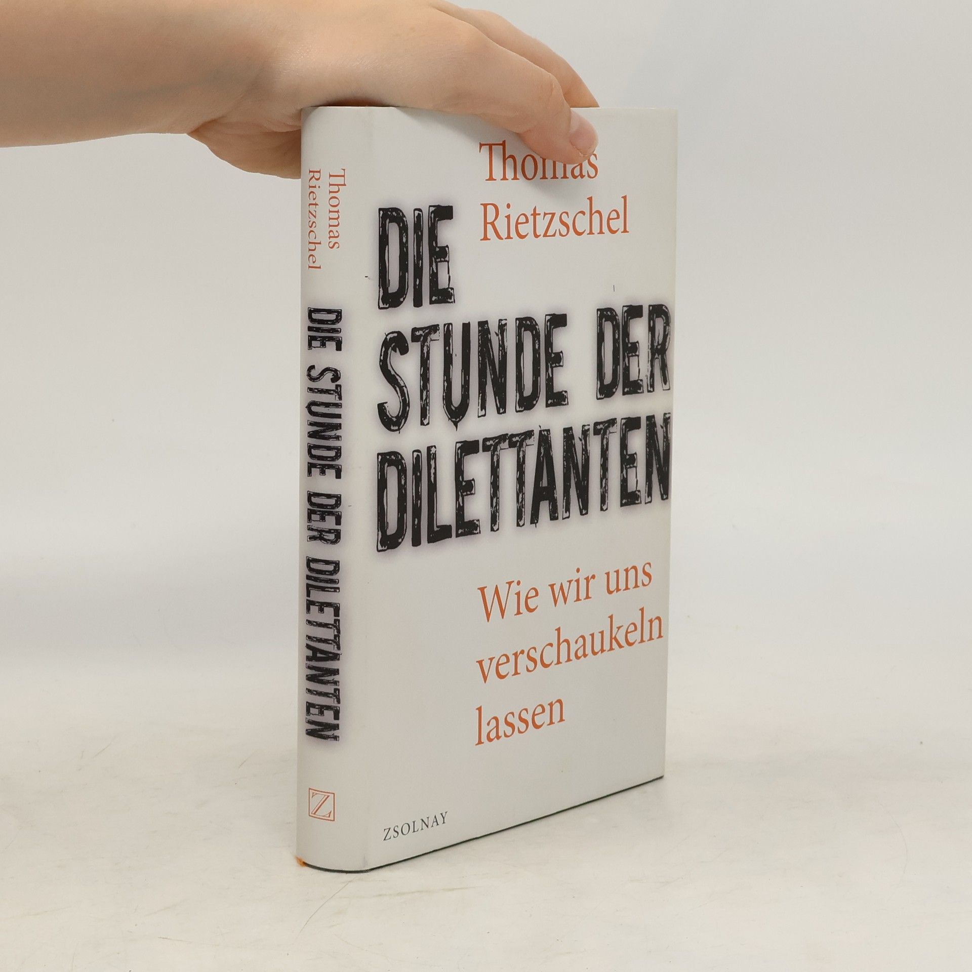 Thomas Rietzschel Die Stunde der Dilettanten