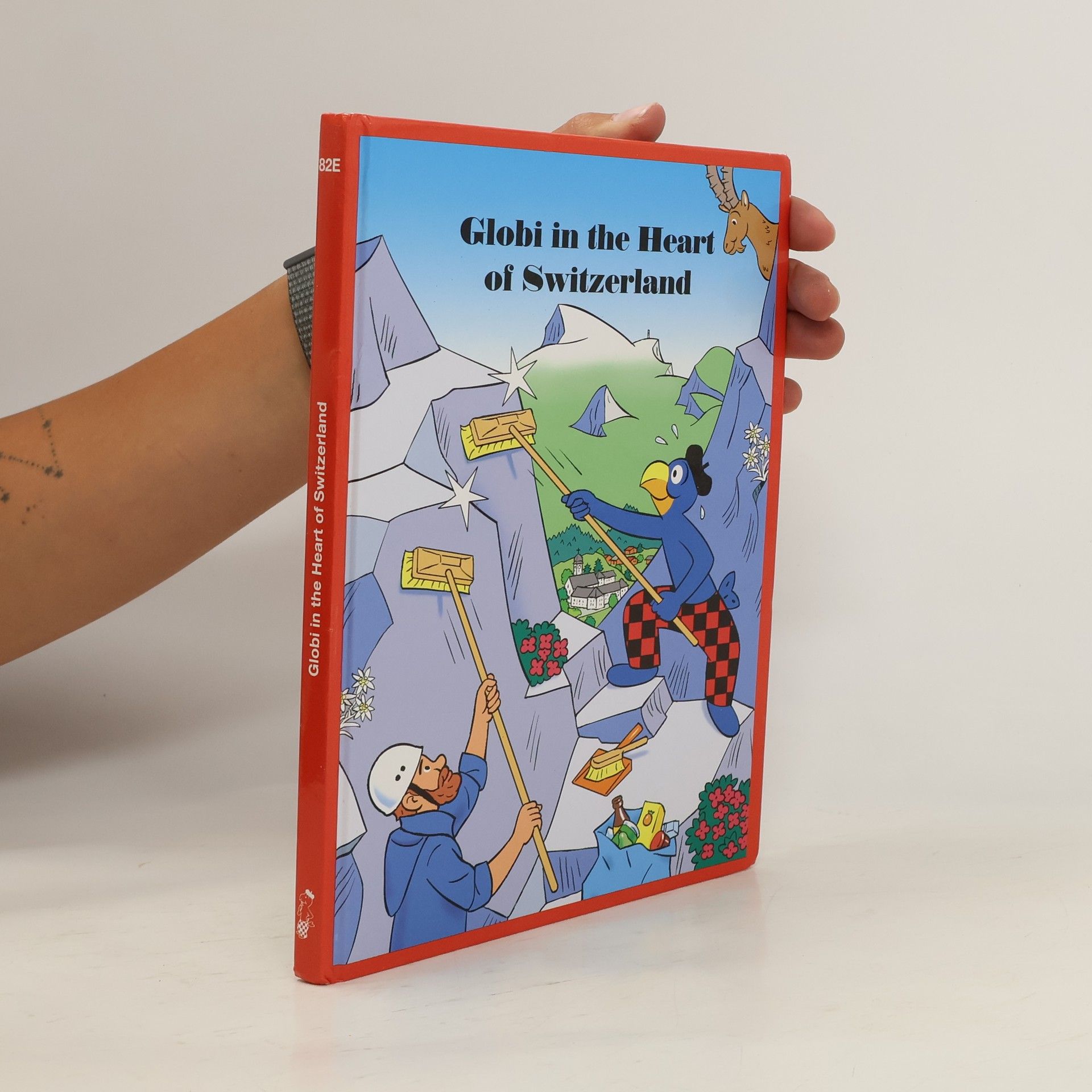 Heiri Schmid Globi in the heart of Switzerland