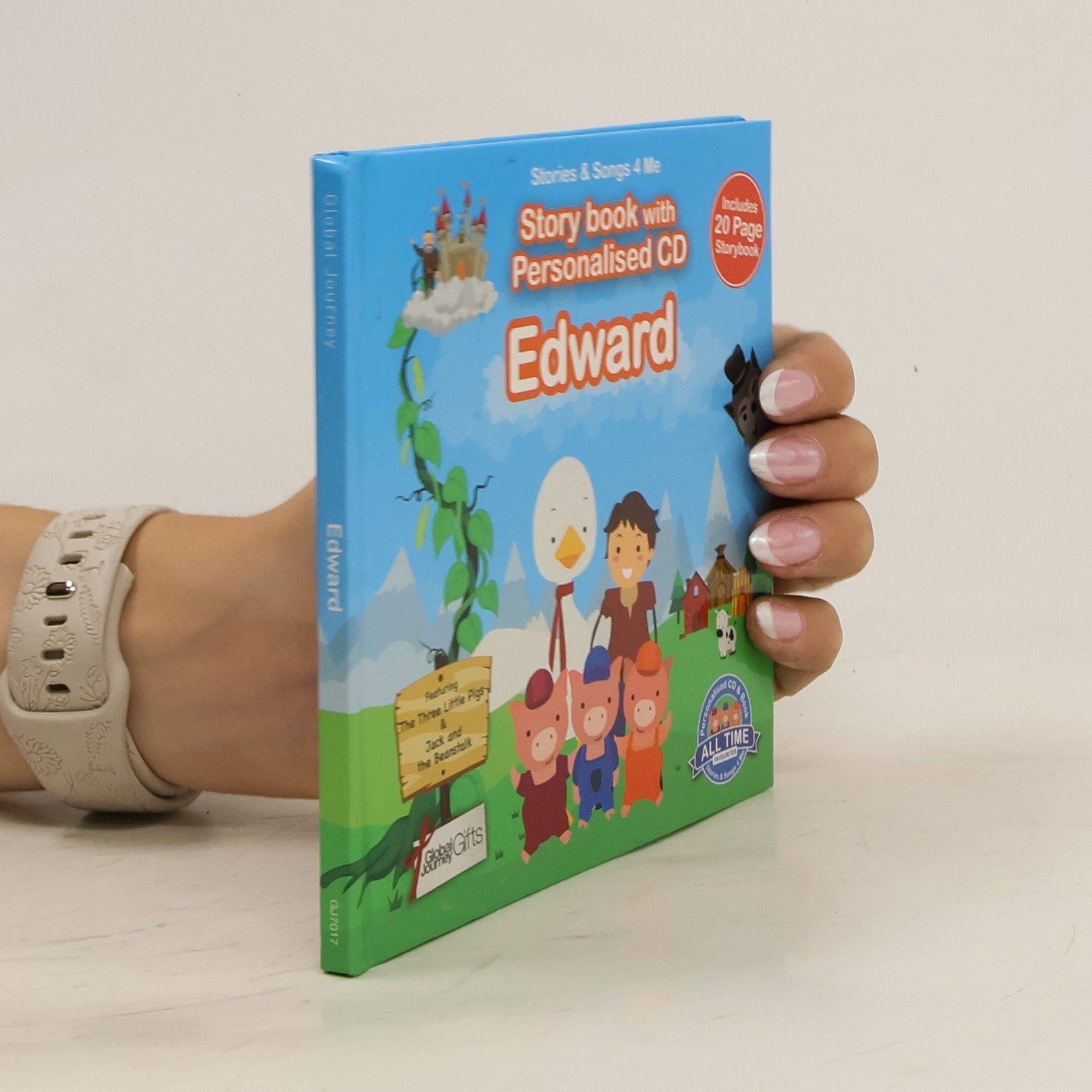 Kolektiv autorů Story Book with Personalised CD. Edward