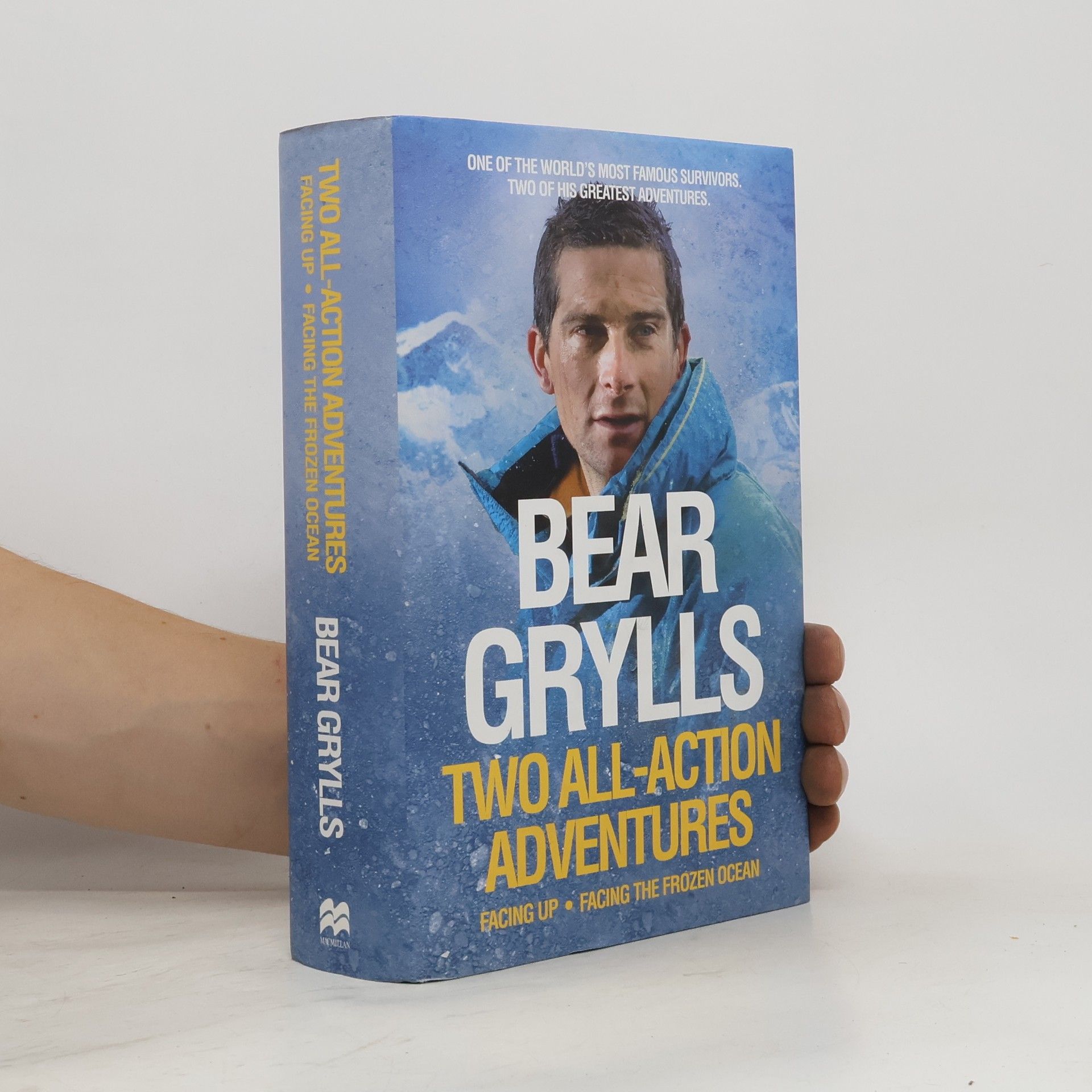 Bear Grylls Facing up and Facing the Frozen Ocean