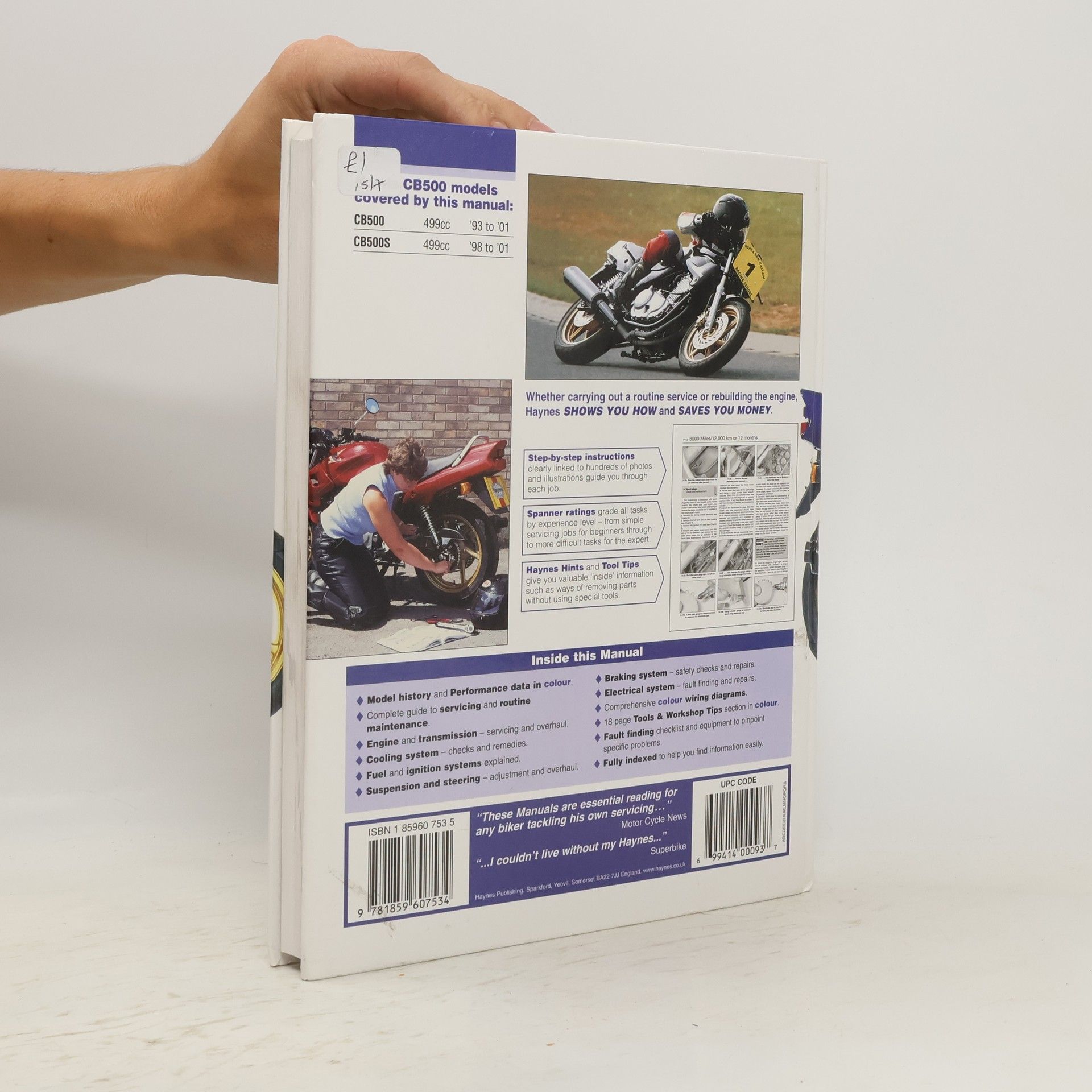 Phil Mathers Honda CB500 Service and Repair Manual