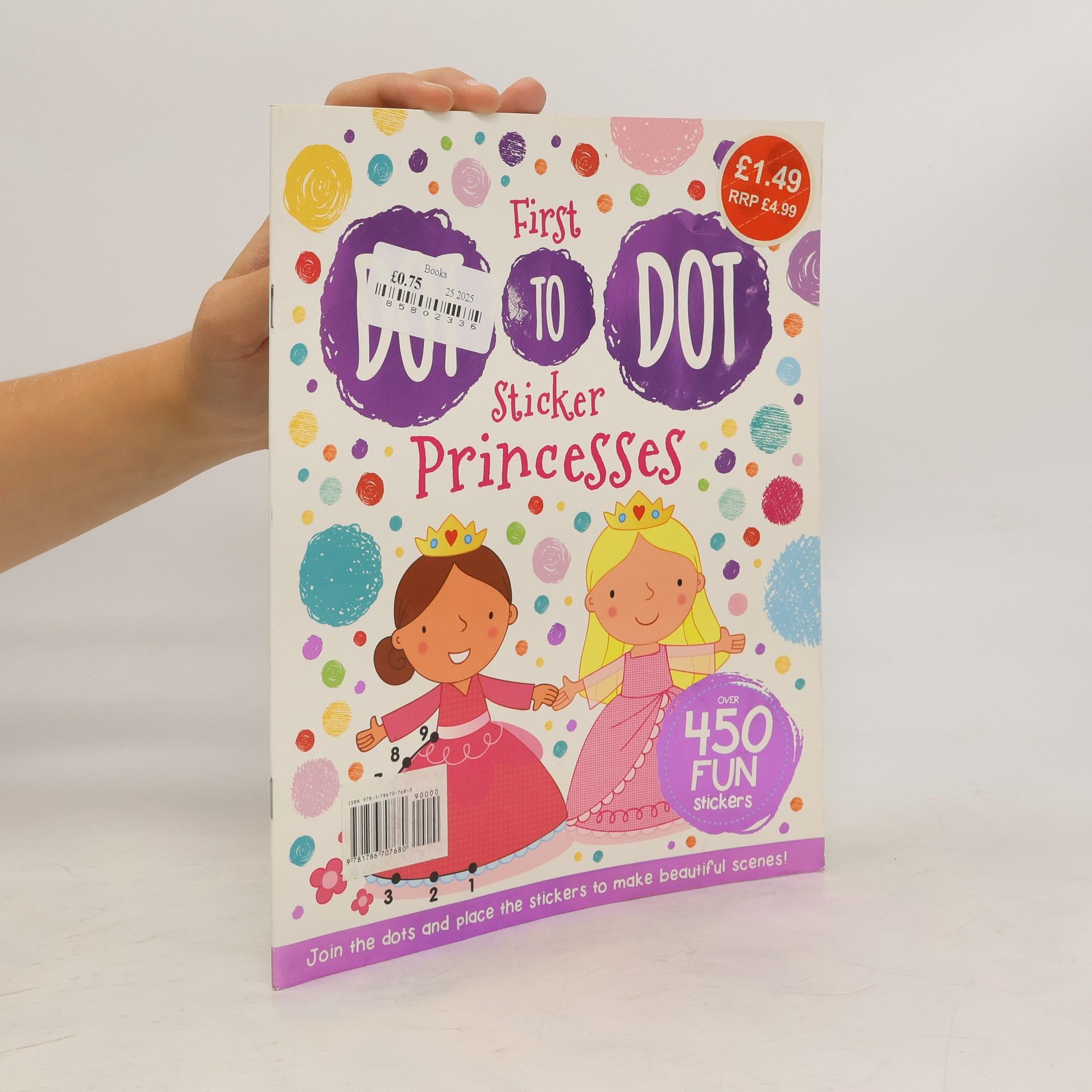 Collectif d'auteurs My First Sticker Dot-To-Dot: Princesses