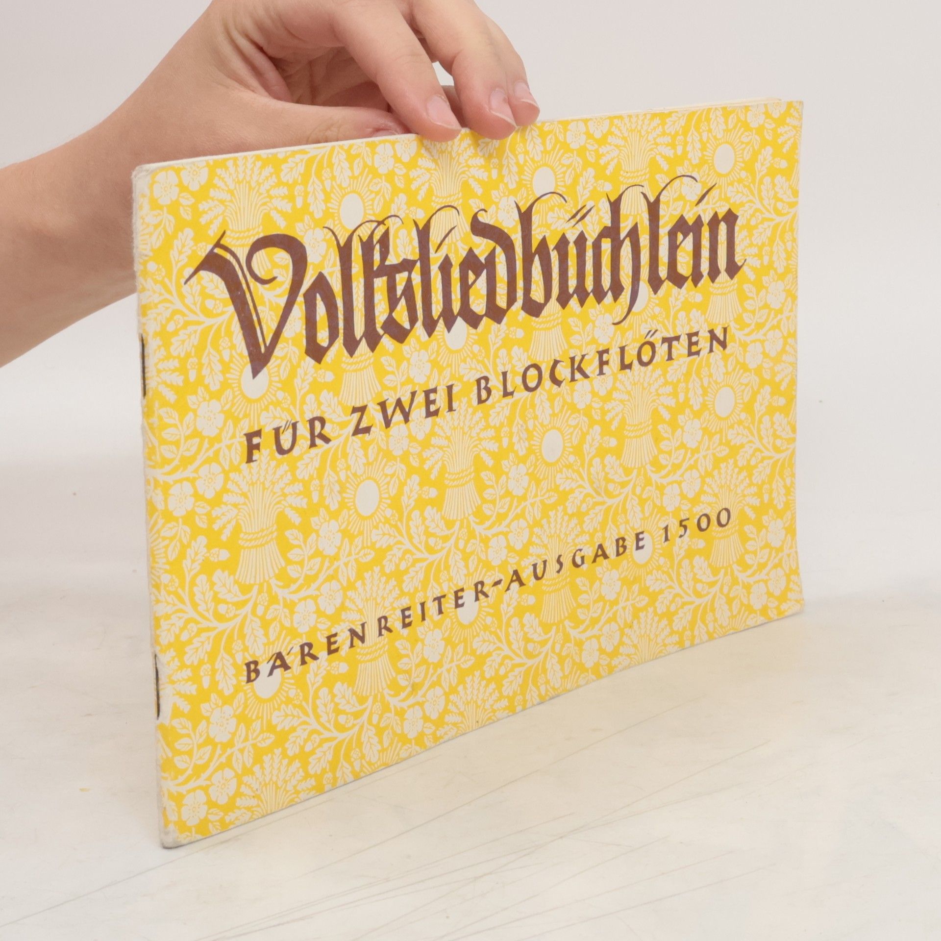 Collective Volksliedbüchlein für zwei Blockflöten