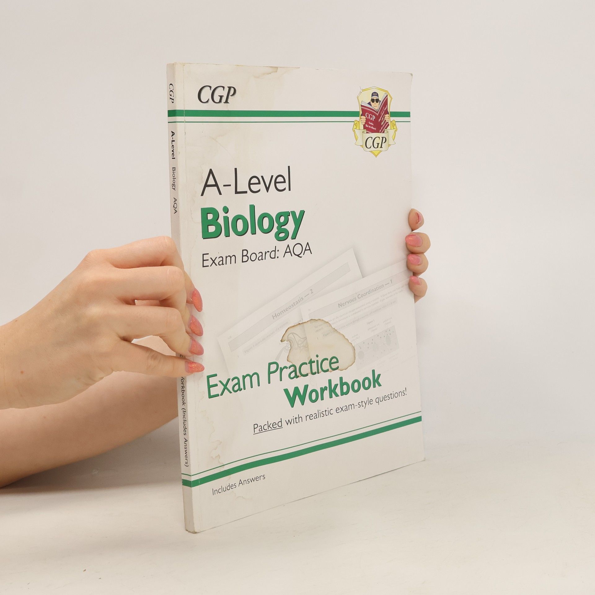 CGP Books New A-Level Biology for 2018: AQA Year 1 & 2 Exam Practice Workbook - includes Answers