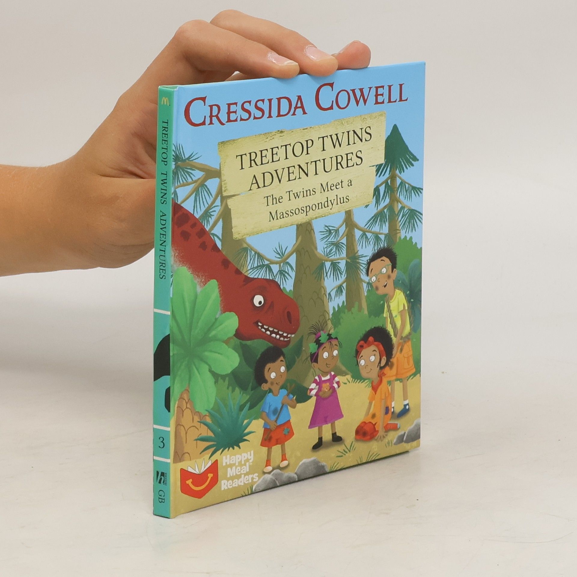 Cressida Cowell Dobrodružství stromovic dvojčat: Dvojčata potkávají massospondyla