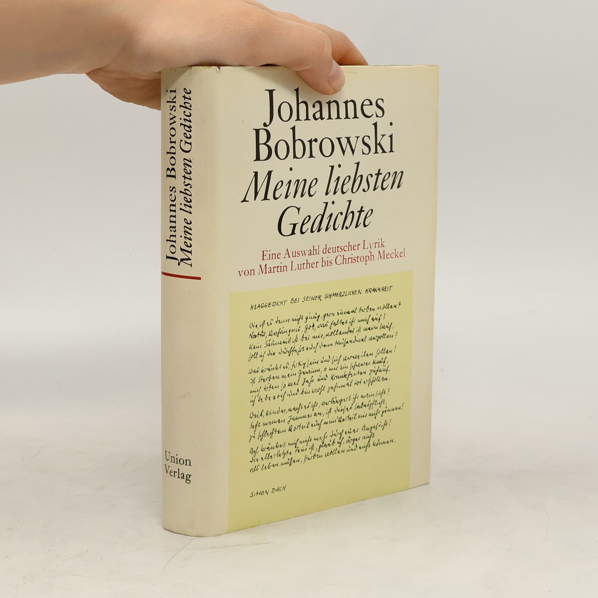 Johannes Bobrowski Meine liebsten Gedichte