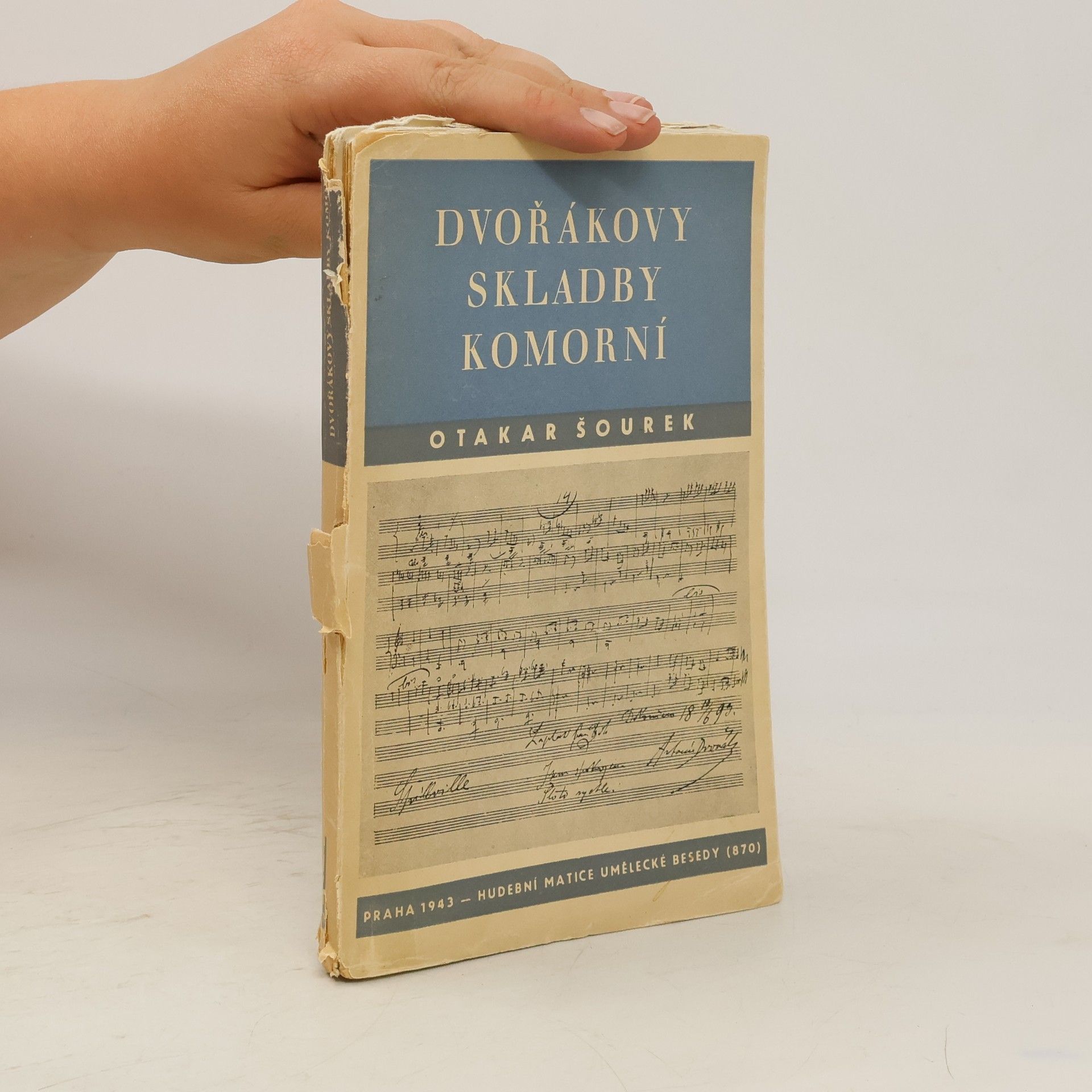Otakar Šourek Dvořákovy skladby komorní