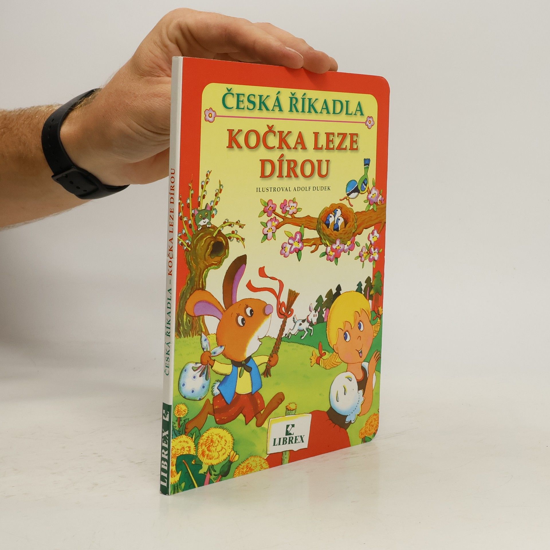 Adolf Dudek Kočka leze dírou : česká říkadla