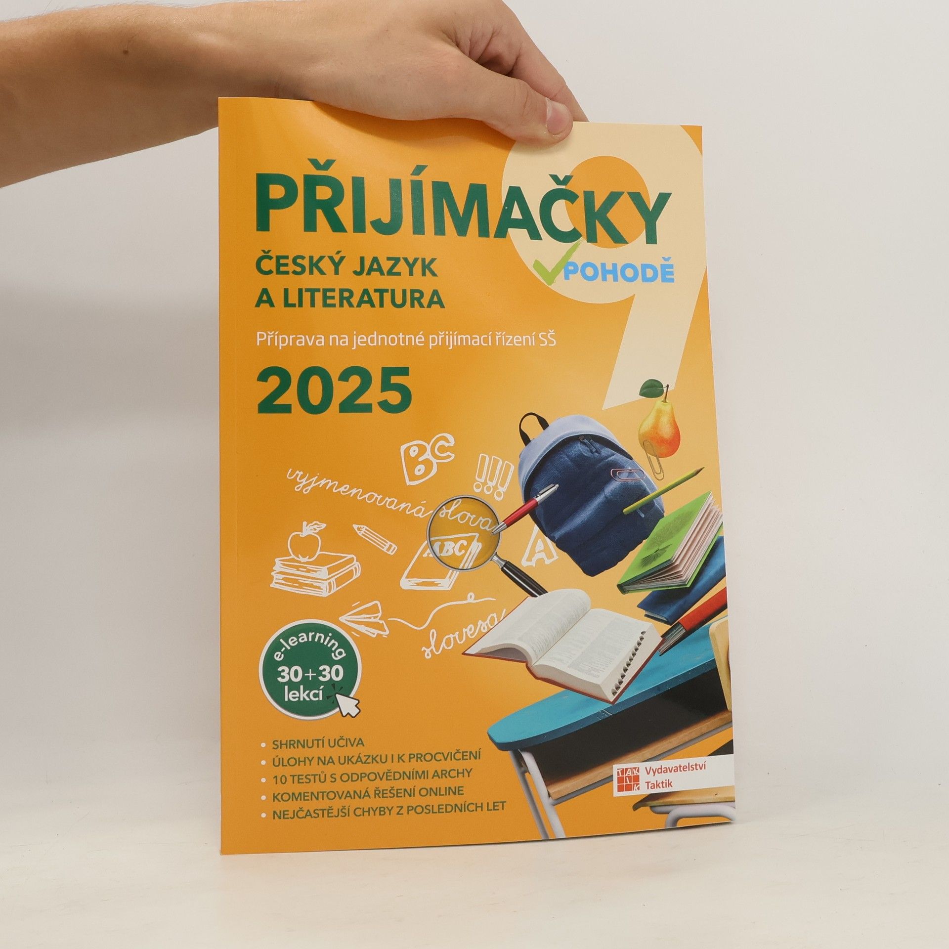 kolektiv Přijímačky 9 Český jazyk a literatura + E-learning 2025