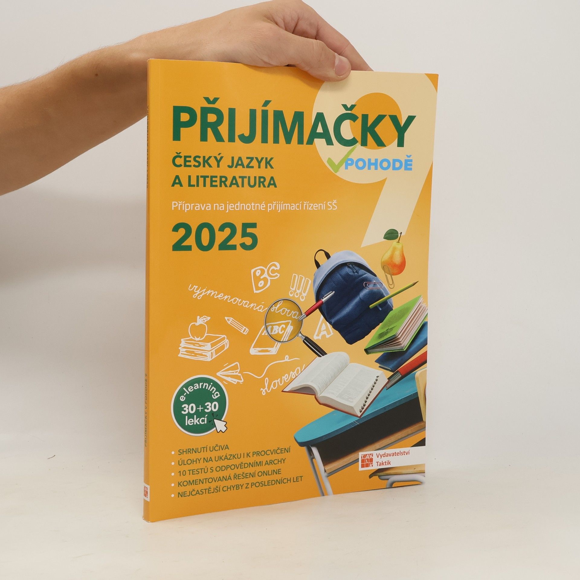 kolektiv Přijímačky 9 Český jazyk a literatura + E-learning 2025