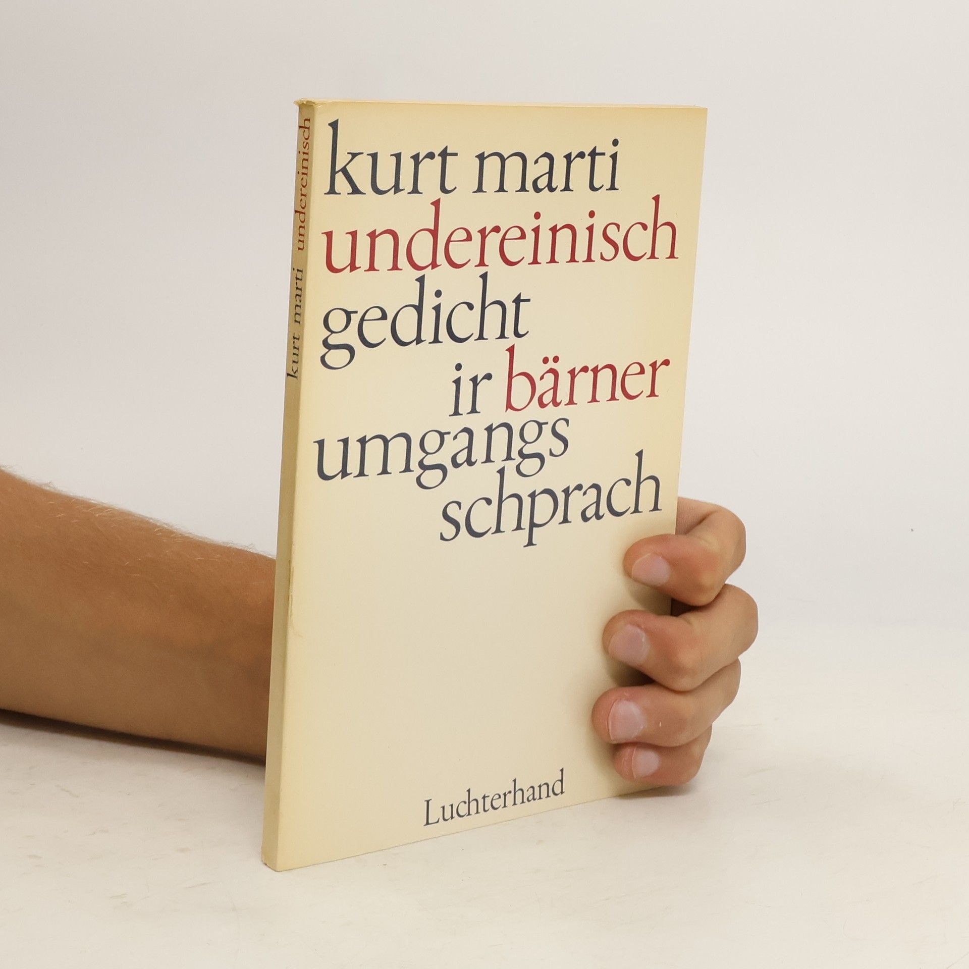 Kurt Marti Undereinisch