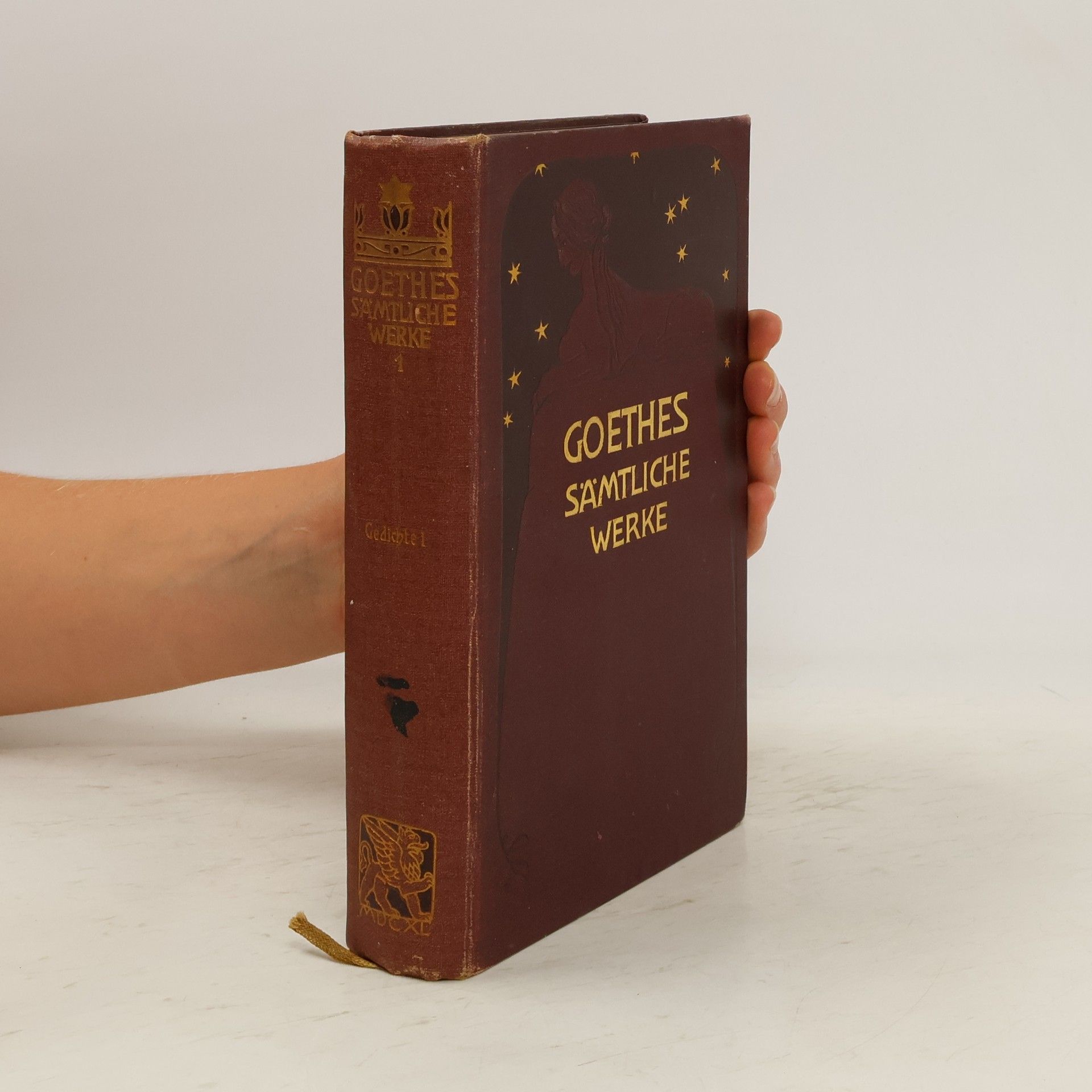 Johann Wolfgang von Goethe Goethes Sämtliche Werke. Jubiläums-Ausgabe. Erster Band