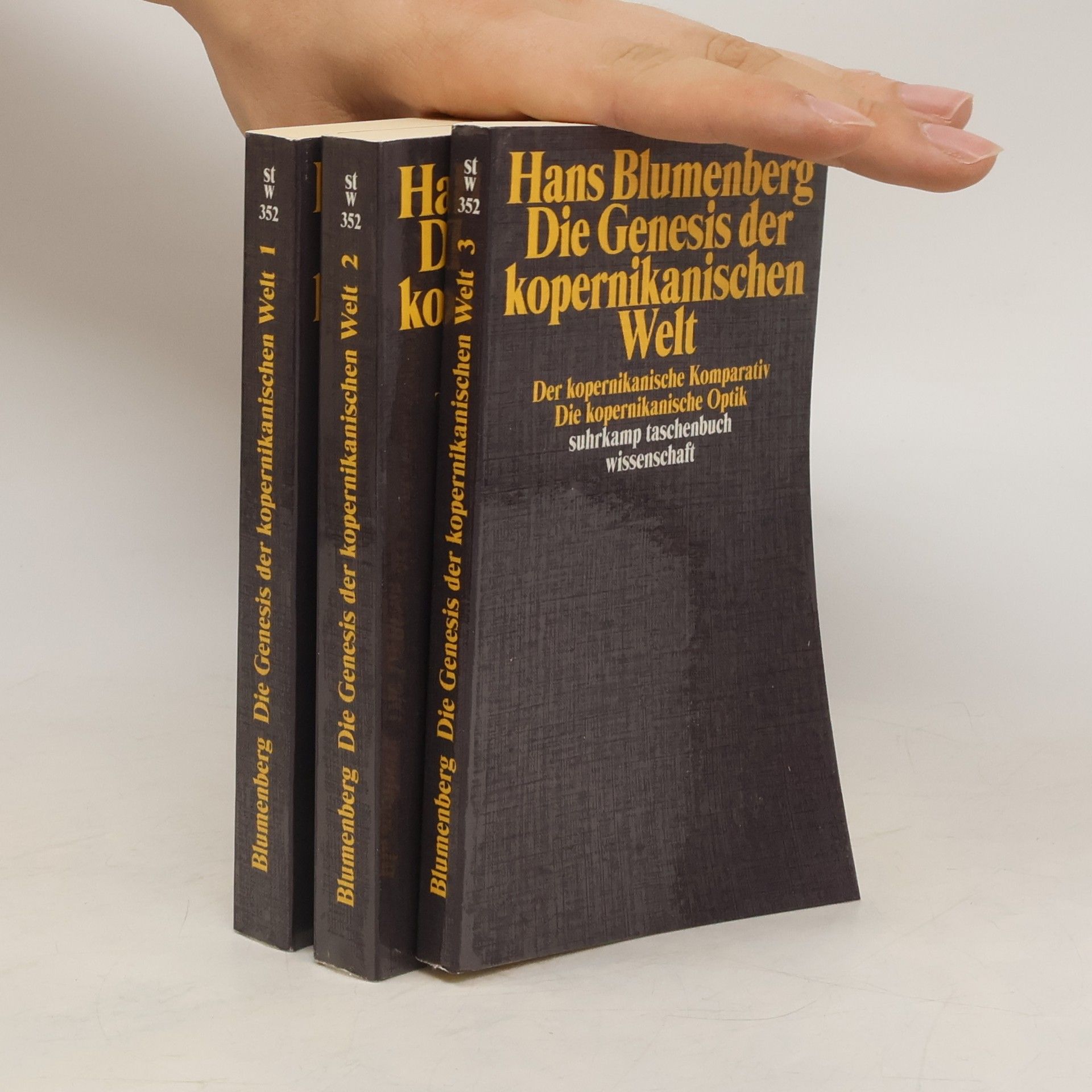 Hans Blumenberg Die Genesis der kopernikanischen Welt 1-3