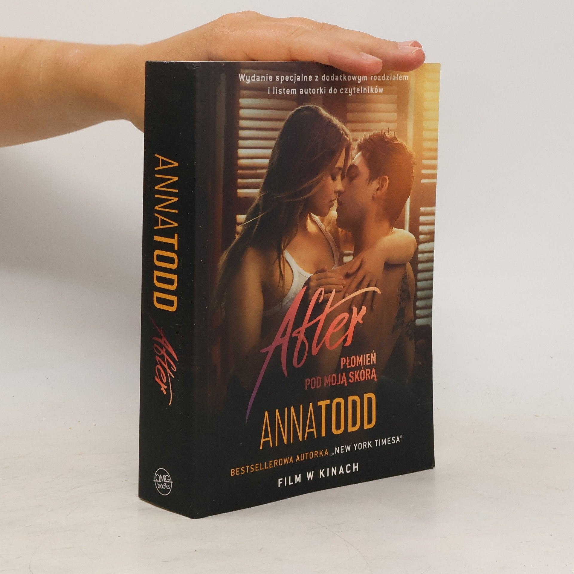 Anna Todd After. Płomień pod moją skórą (okładka filmowa)
