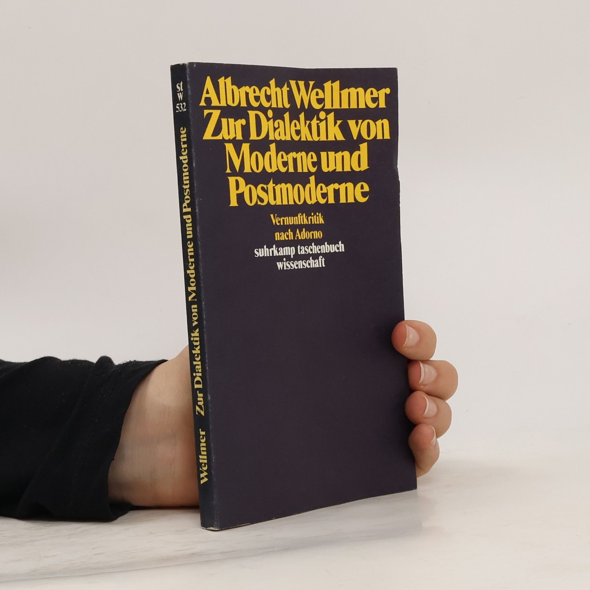 Albrecht Wellmer Zur Dialektik von Moderne und Postmoderne