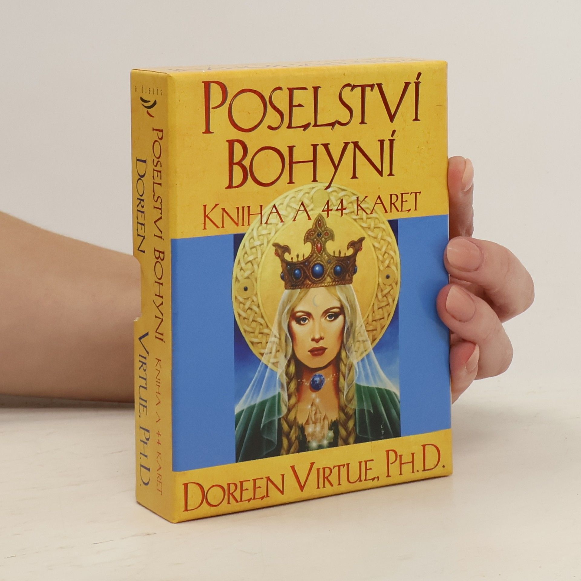 Doreen Virtue Poselství bohyní: Kniha a 44 karet (karty a knížka)