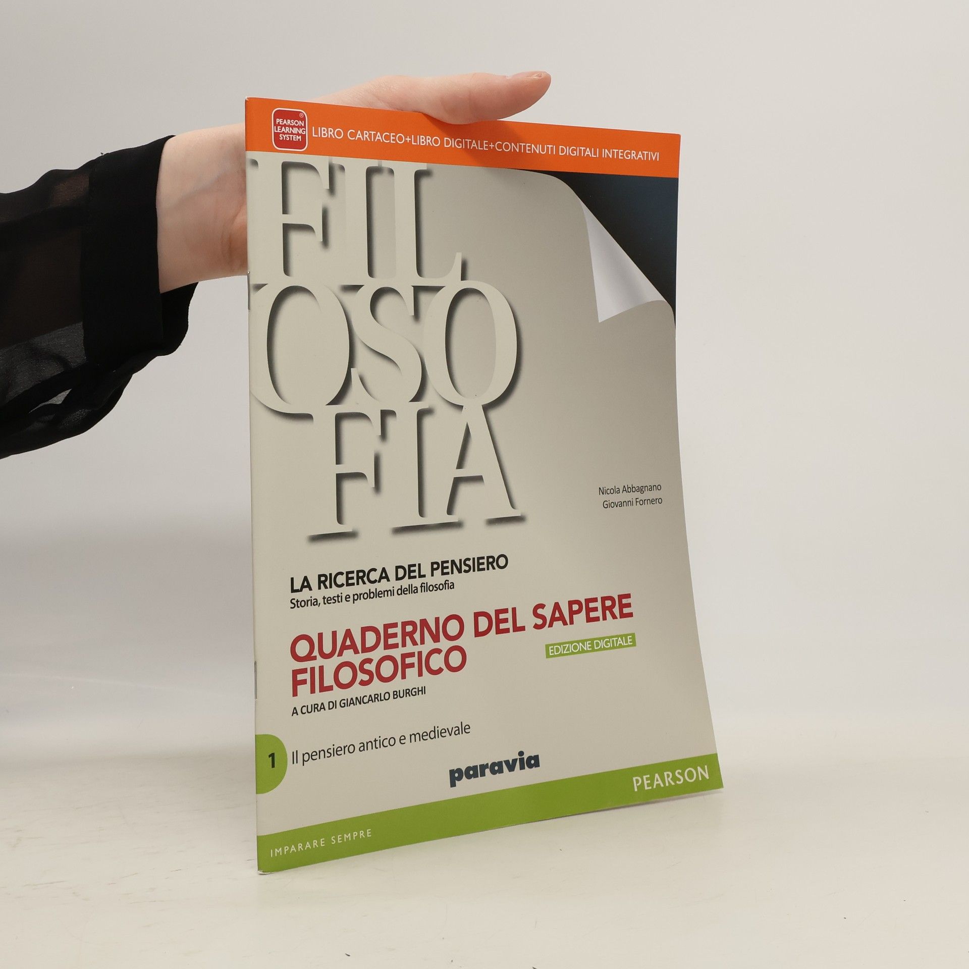 Nicola Abbagnano Filosofia. Quaderno del Sapere Filosofico