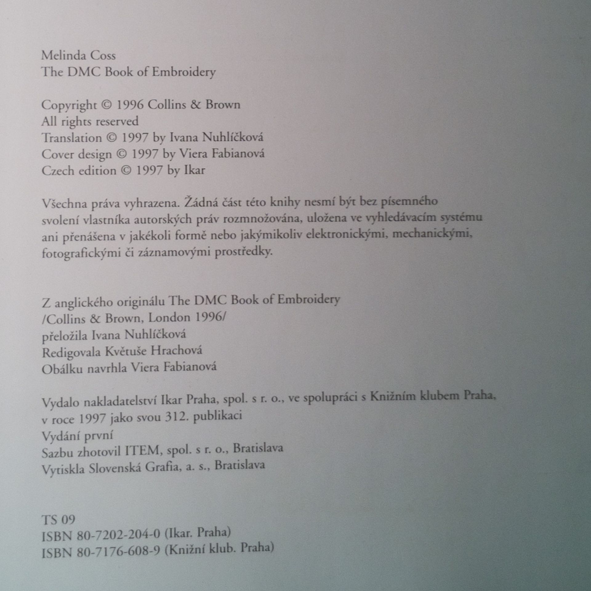 Melinda Coss Encyklopedie vyšívání