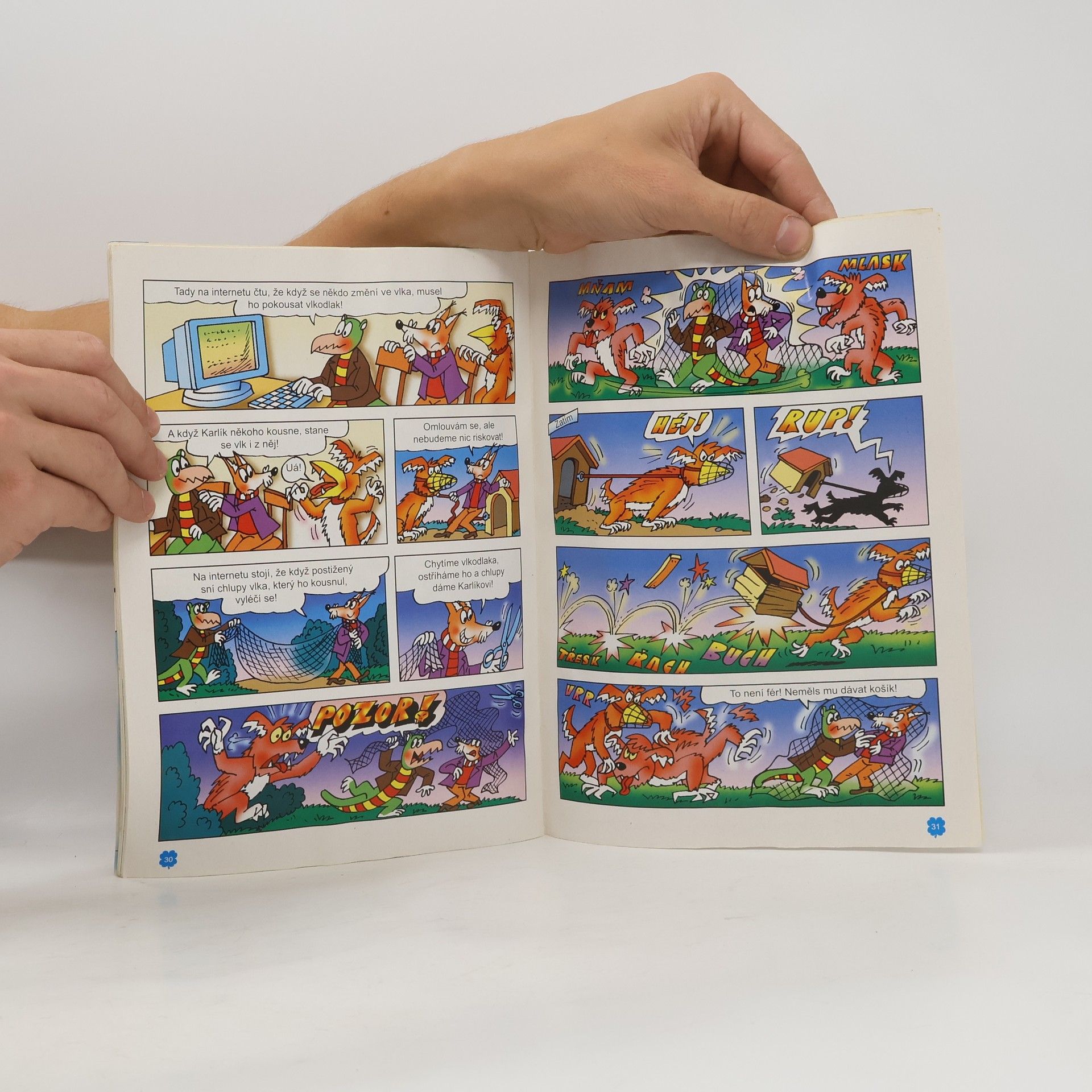 2002 Čtyřlístek 327 (1/2002). Sopečný výbuch