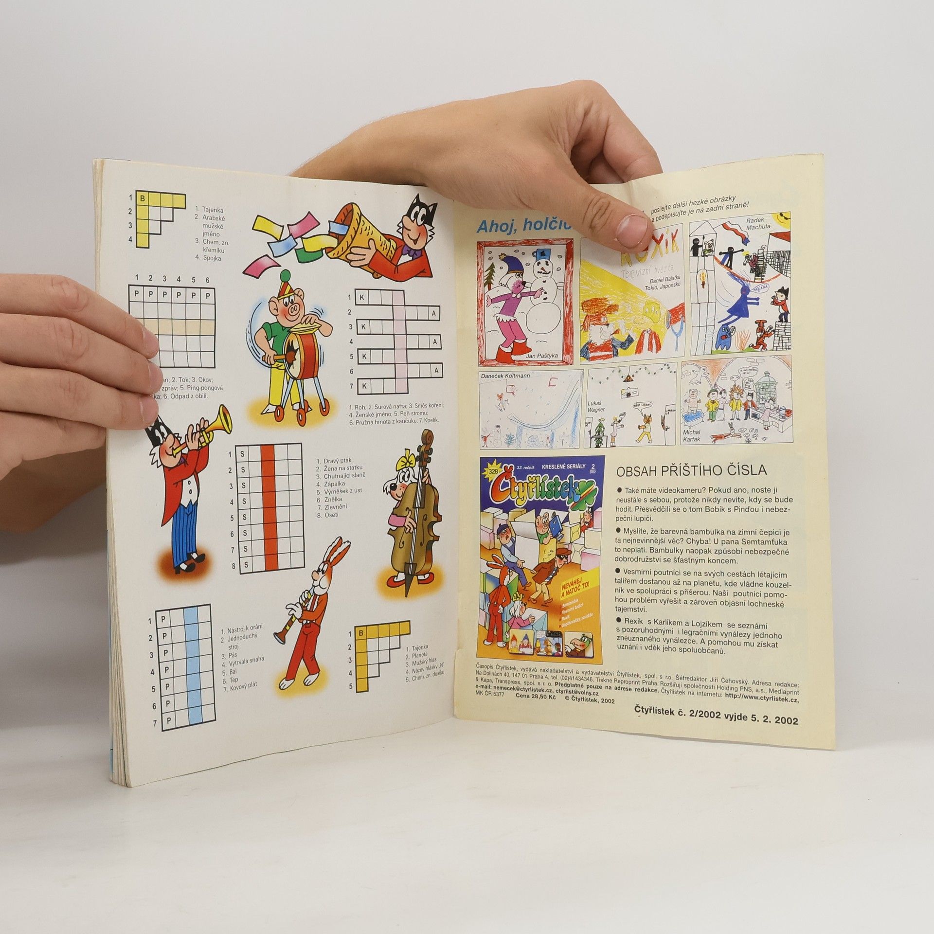 2002 Čtyřlístek 327 (1/2002). Sopečný výbuch