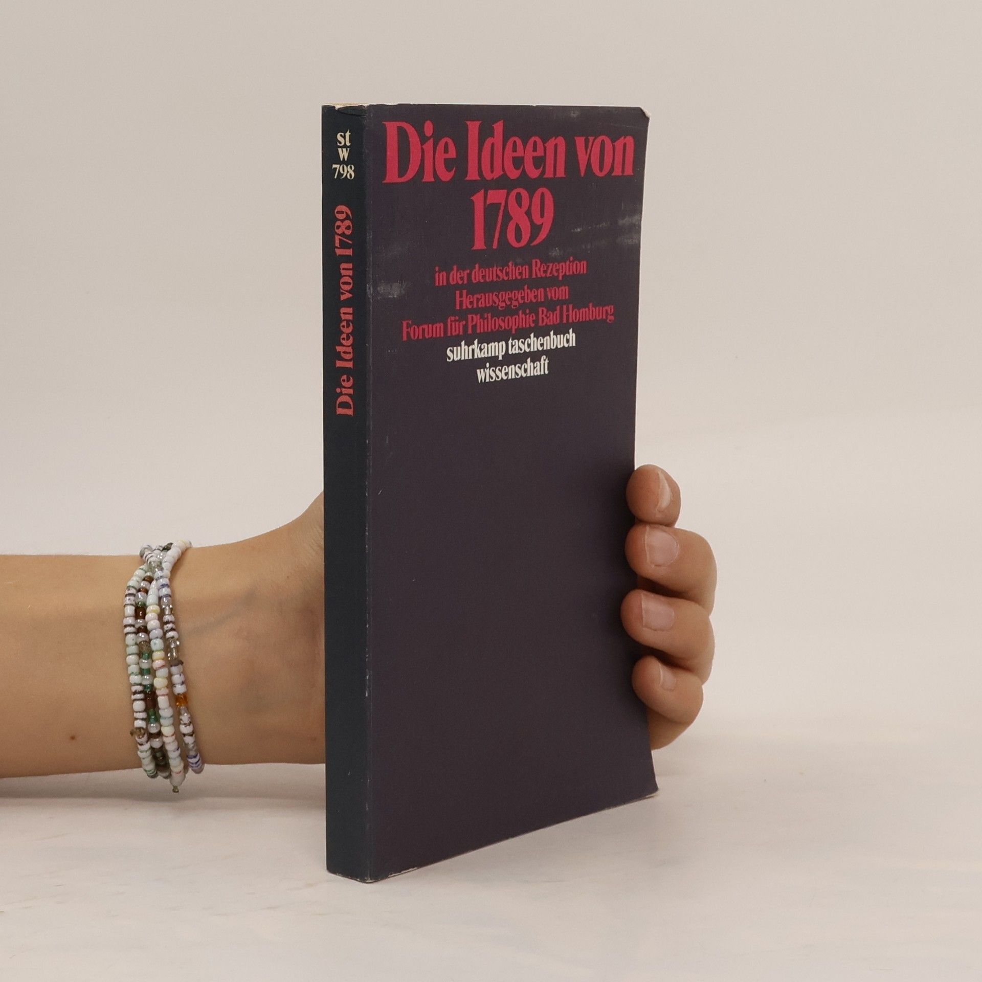 AA.VV. Die Ideen von 1789 [siebzehnhundertneunundachtzig] in der deutschen Rezeption