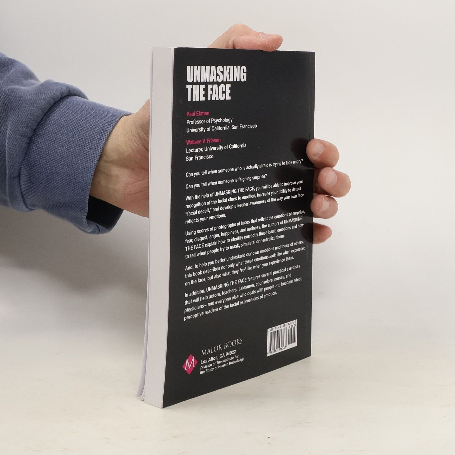 Paul Ekman Unmasking the face : a guide to recognizing emotions from facial clues