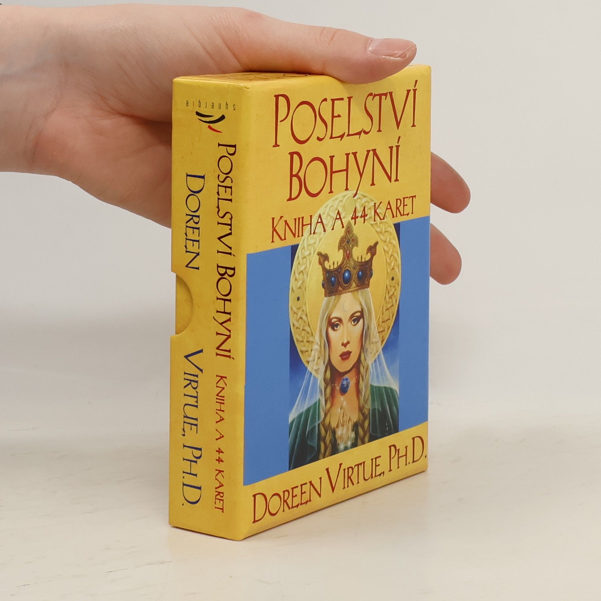 Doreen Virtue Poselství bohyní: Kniha a 44 karet (karty a knížka)
