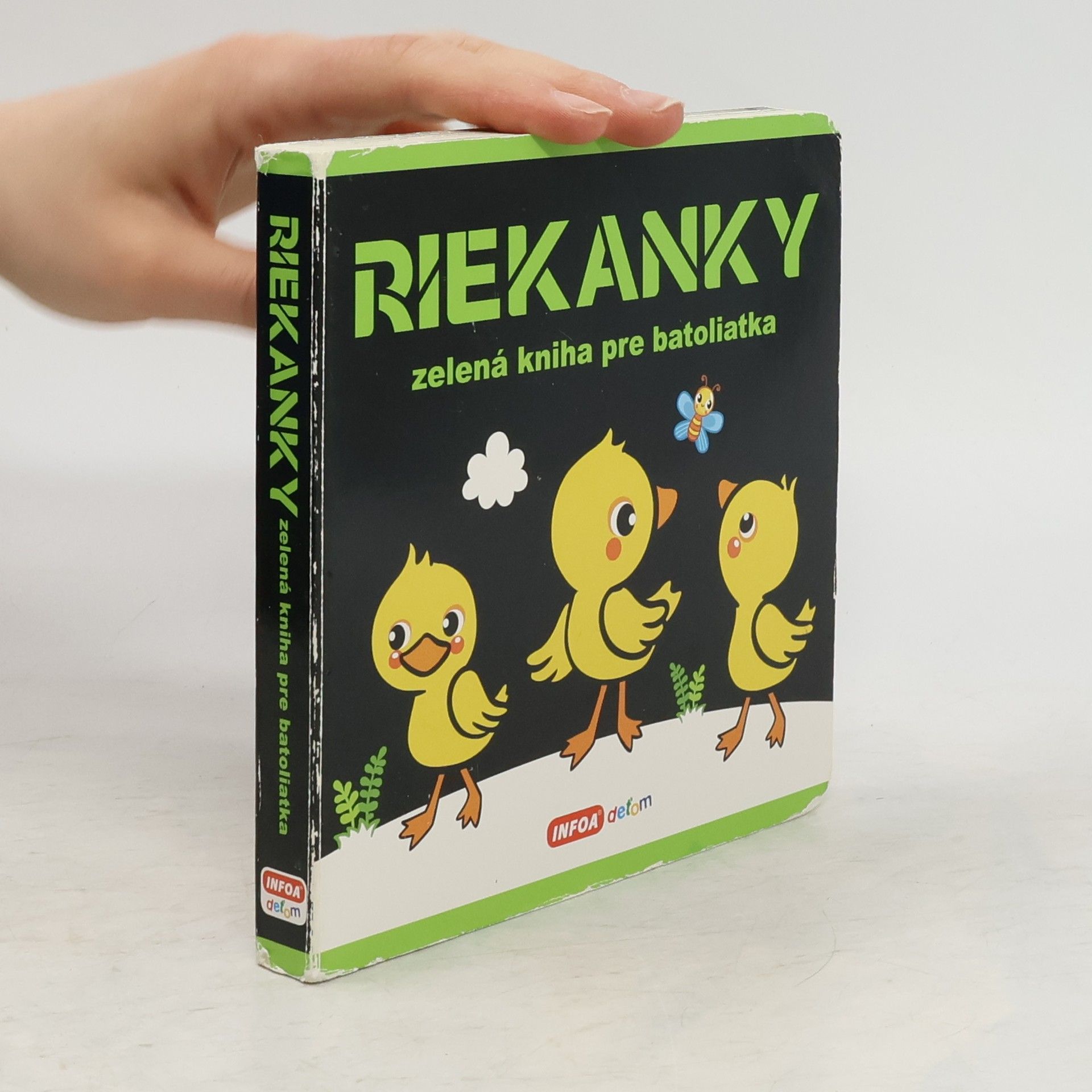 neuveden Riekanky - zelená kniha pre batoliatka