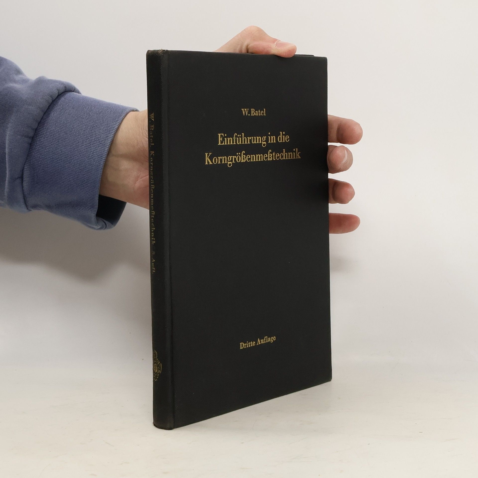 Wilhelm Batel Einführung in die Korngrössenmesstechnik