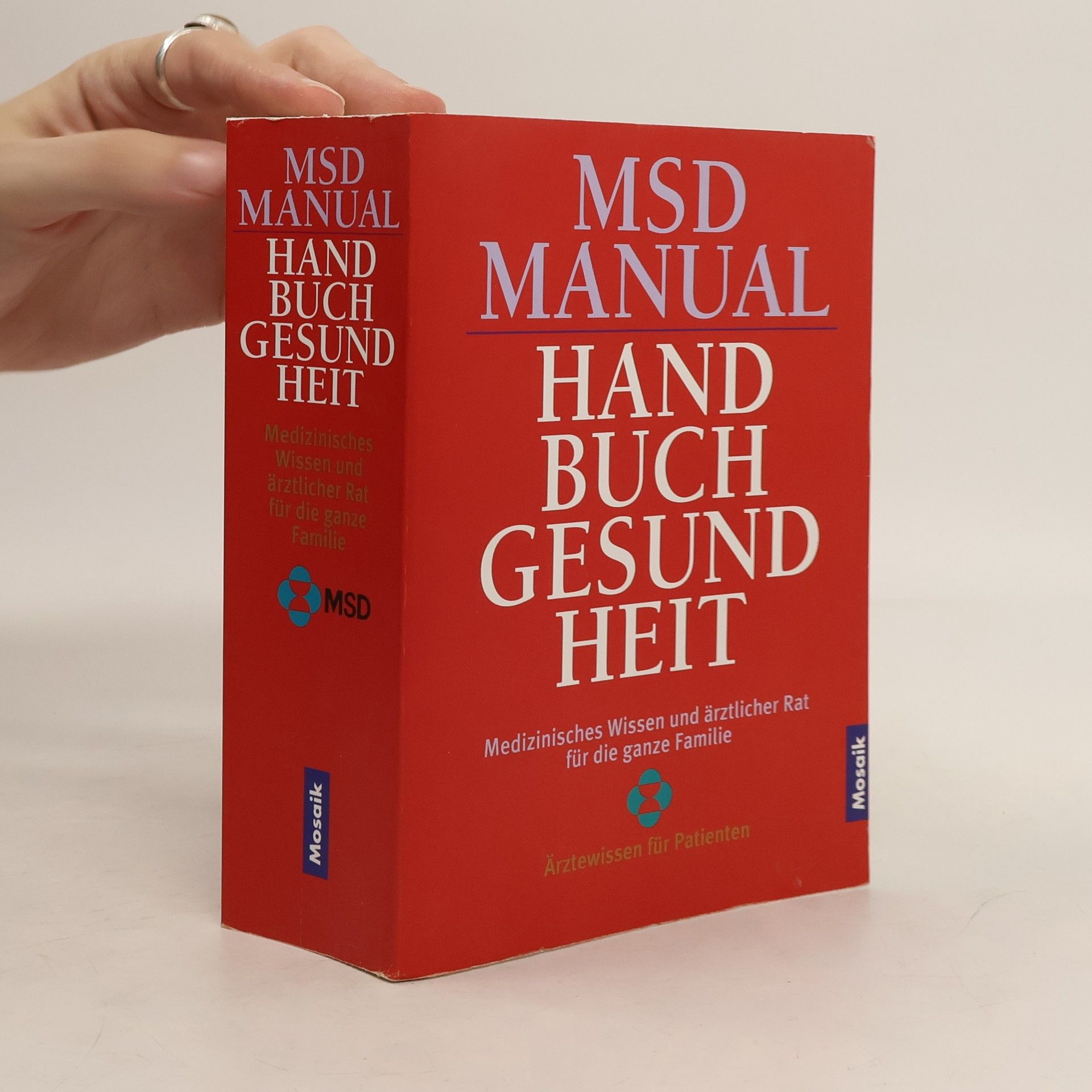 Collectif d'auteurs MSD Manual. Handbuch Gesundheit