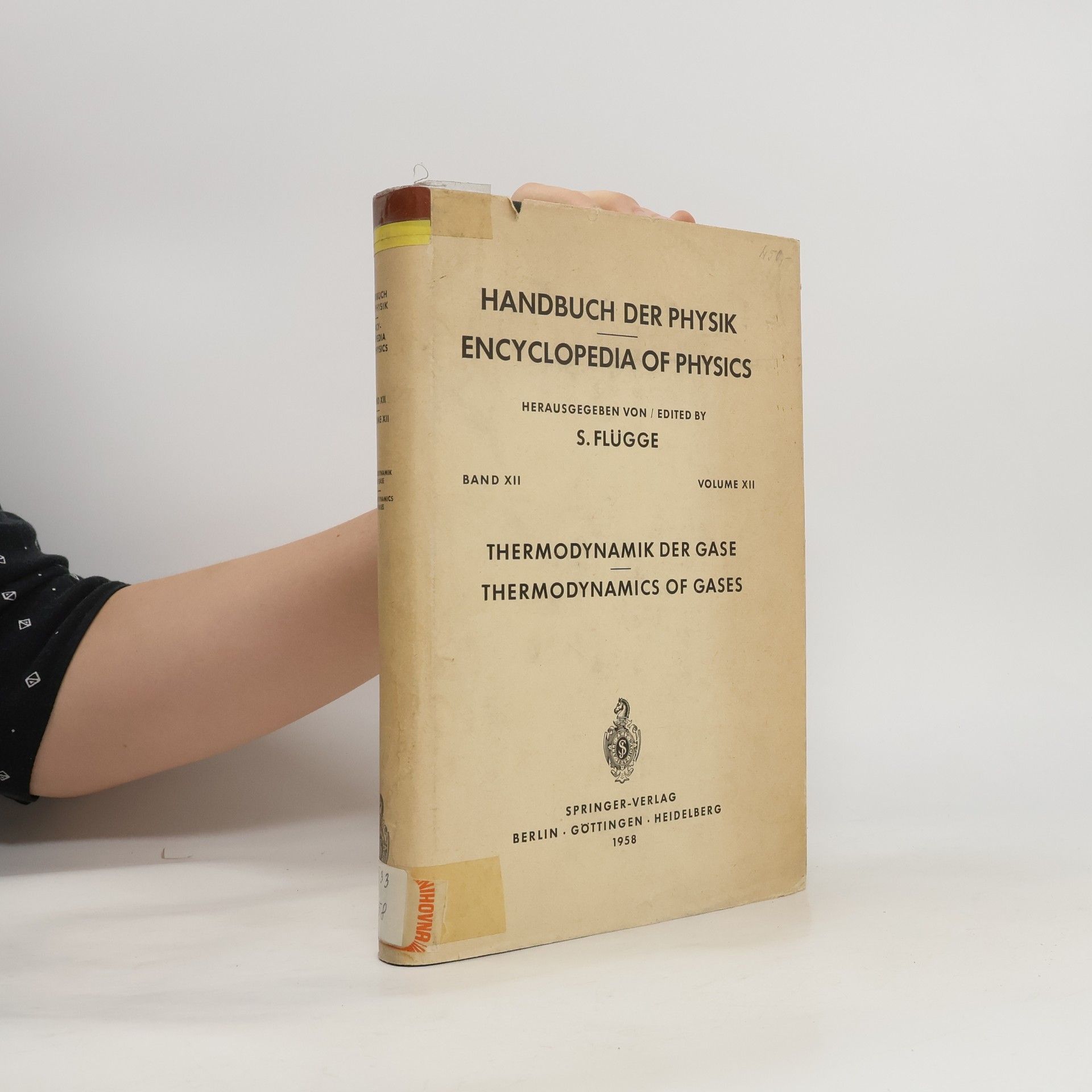 Autores varios Handbuch der Physik. Ecyclopedia of Physics XII