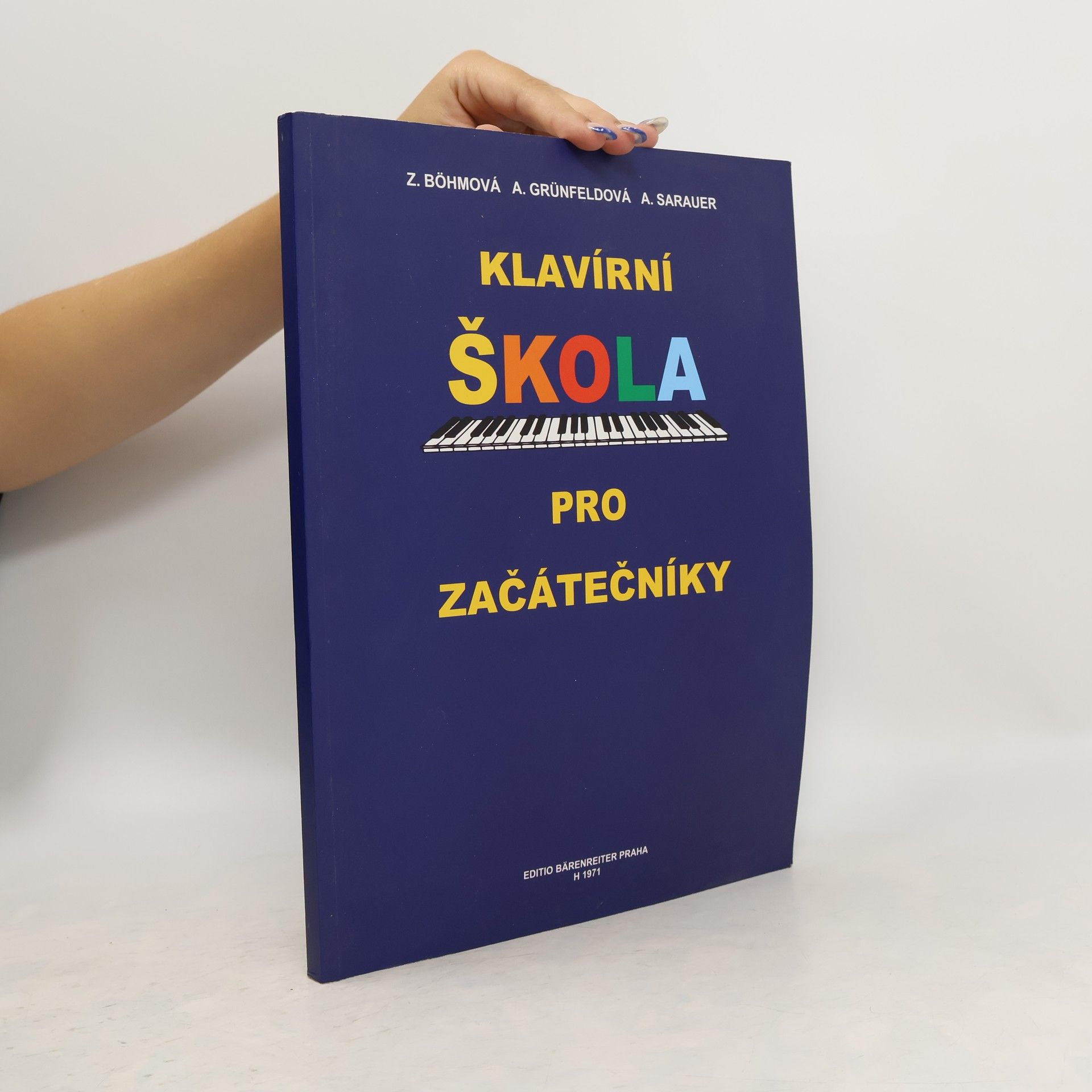 Alois Sarauer Klavírní škola pro začátečníky