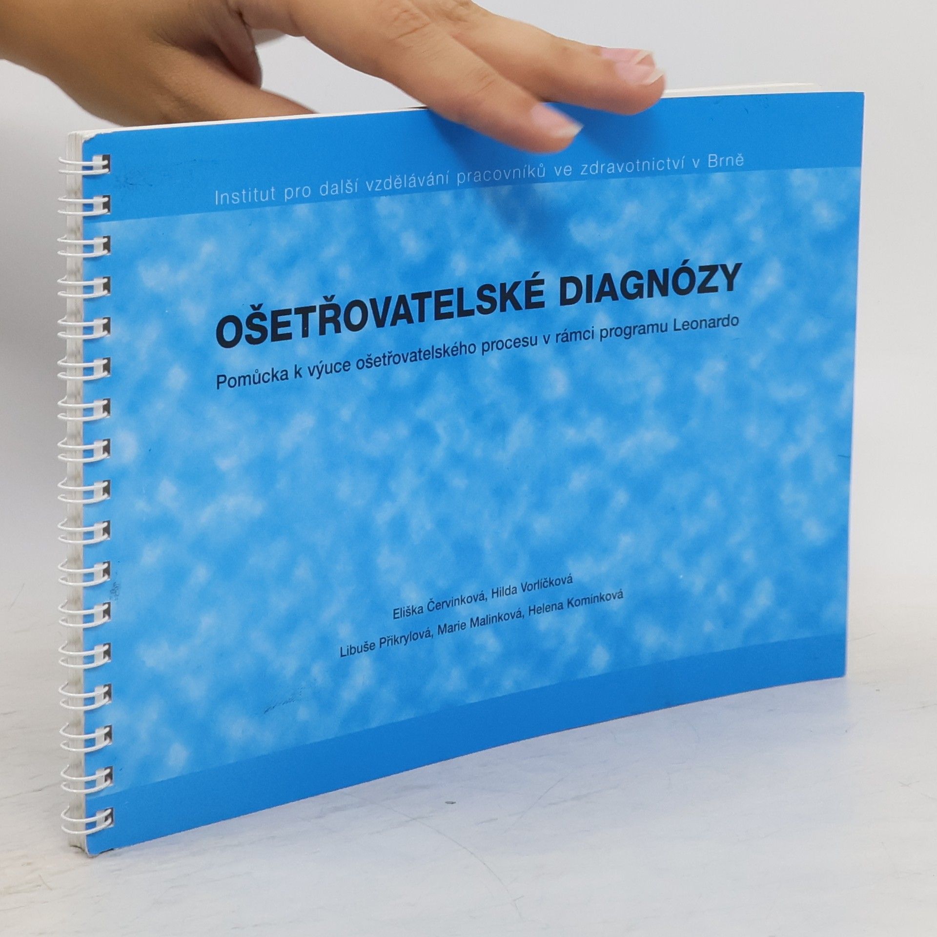 kolektiv Ošetřovatelské diagnózy. Pomůcka k výuce ošetřovatelského procesu v rámci programu Leonardo