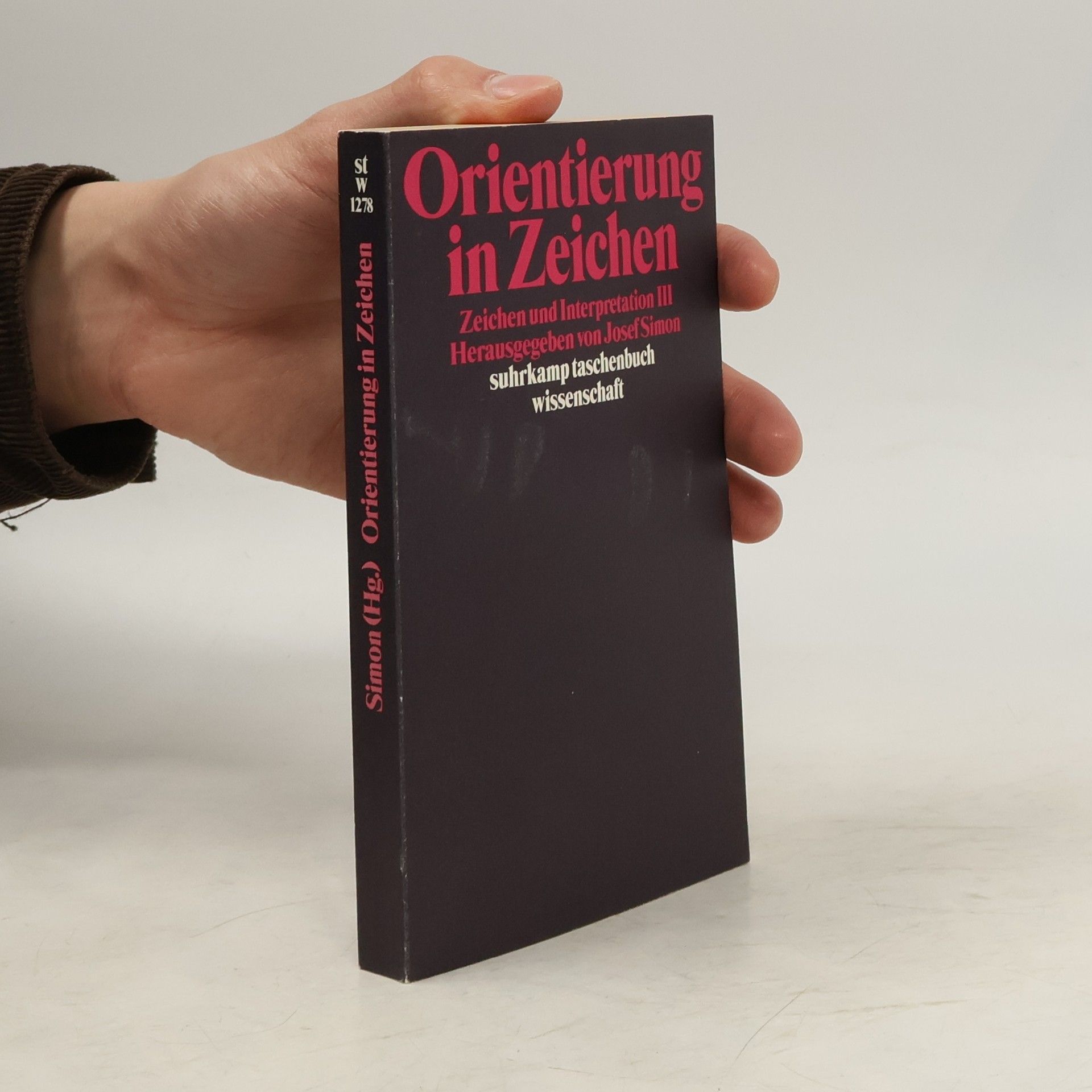 Josef Šimon Orientierung in Zeichen