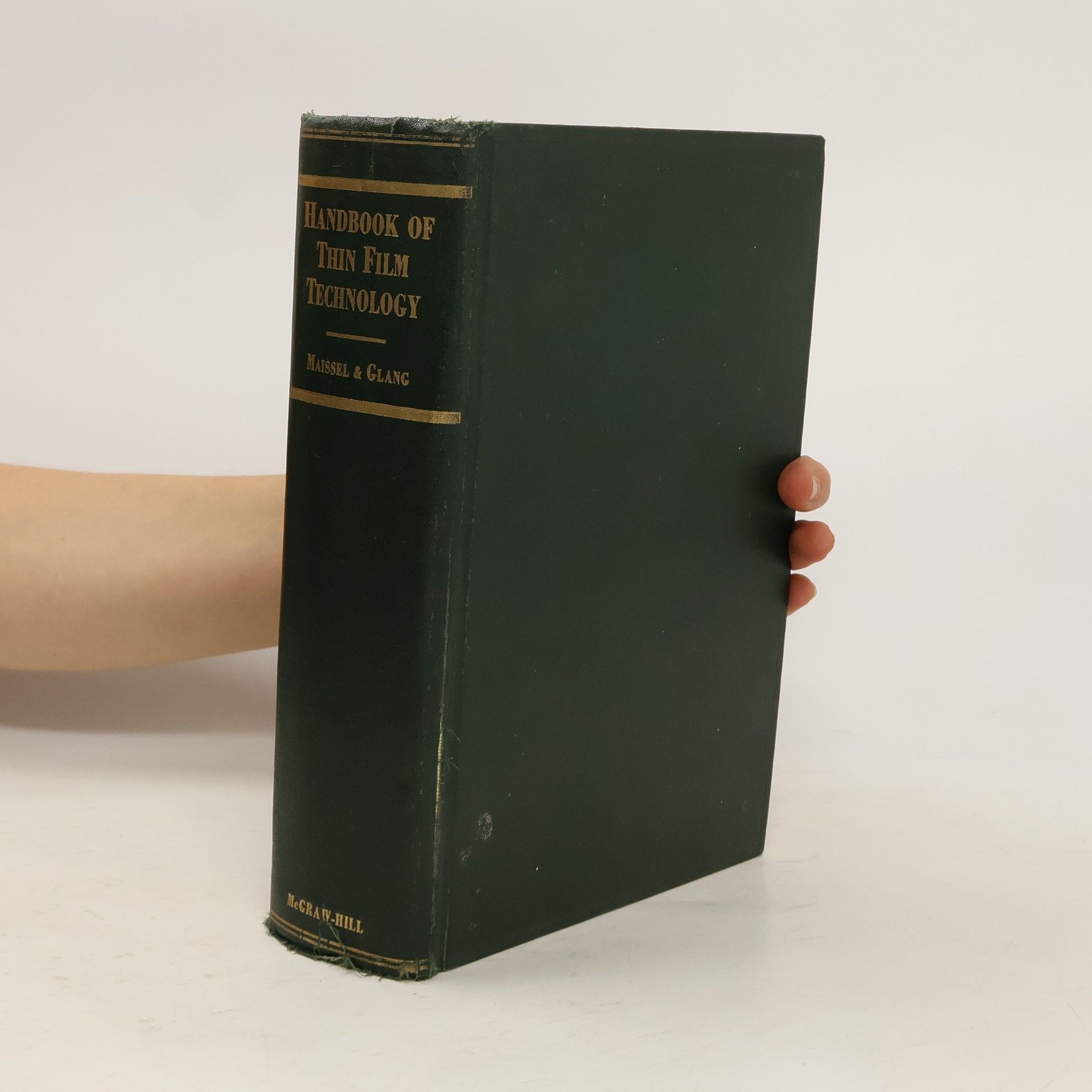 Reinhard Glang Handbook of Thin Film Technology