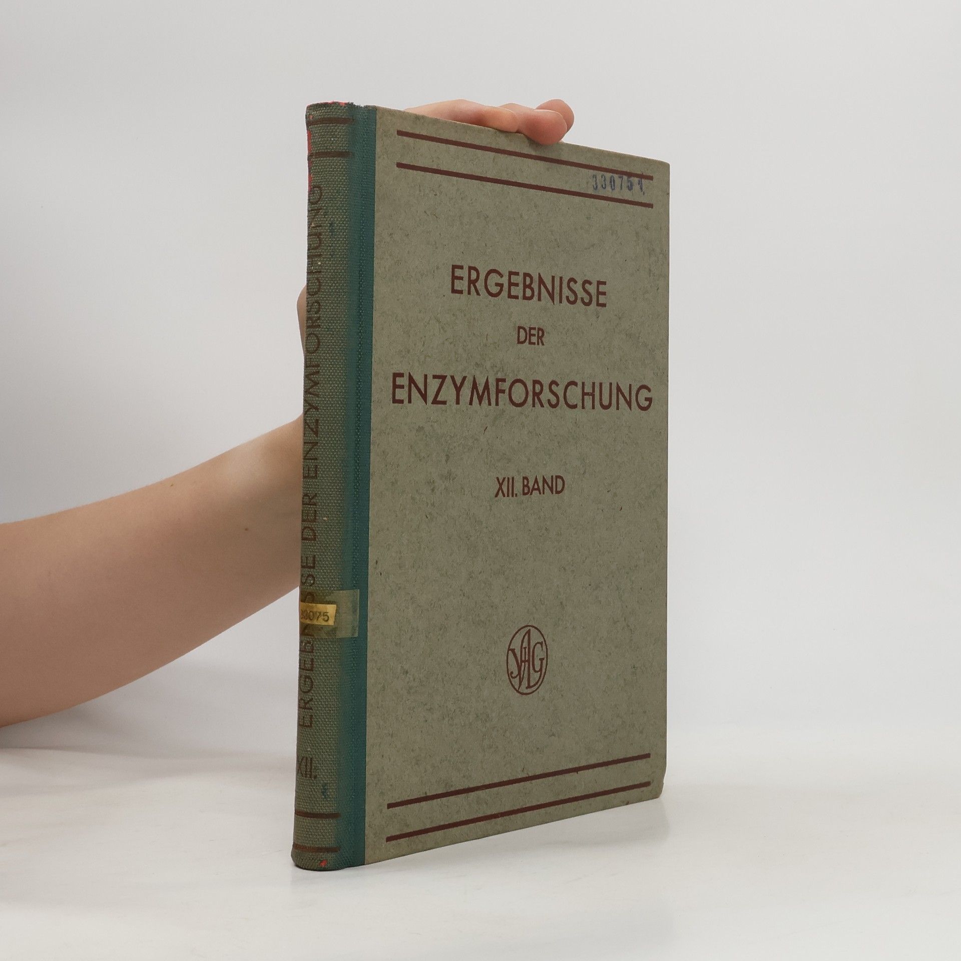 kolektiv Ergebnisse der enzymforschung XII. Band