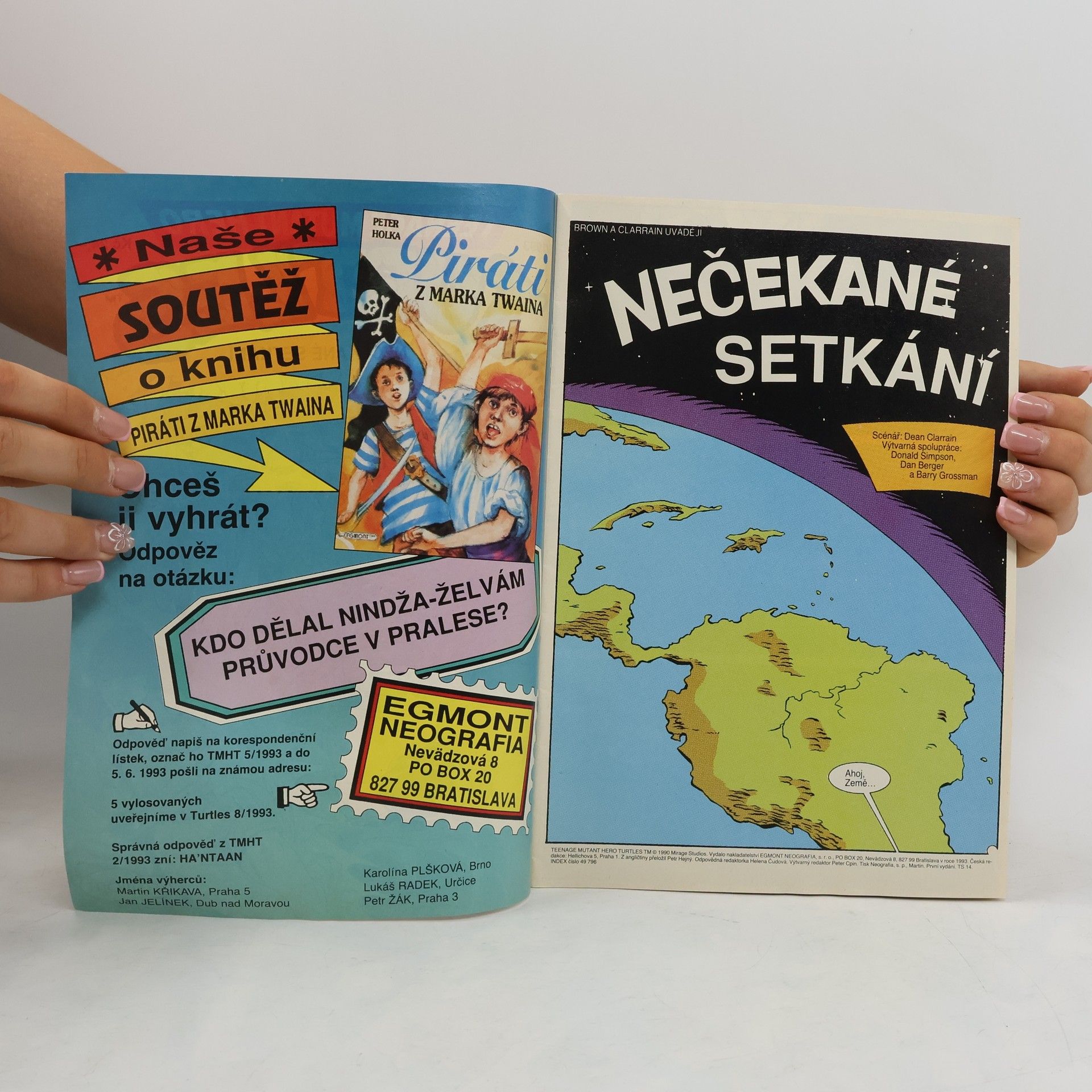 Kolektiv autorů Teenage Mutant Hero Turtles. Nečekané setkání. 5/1993