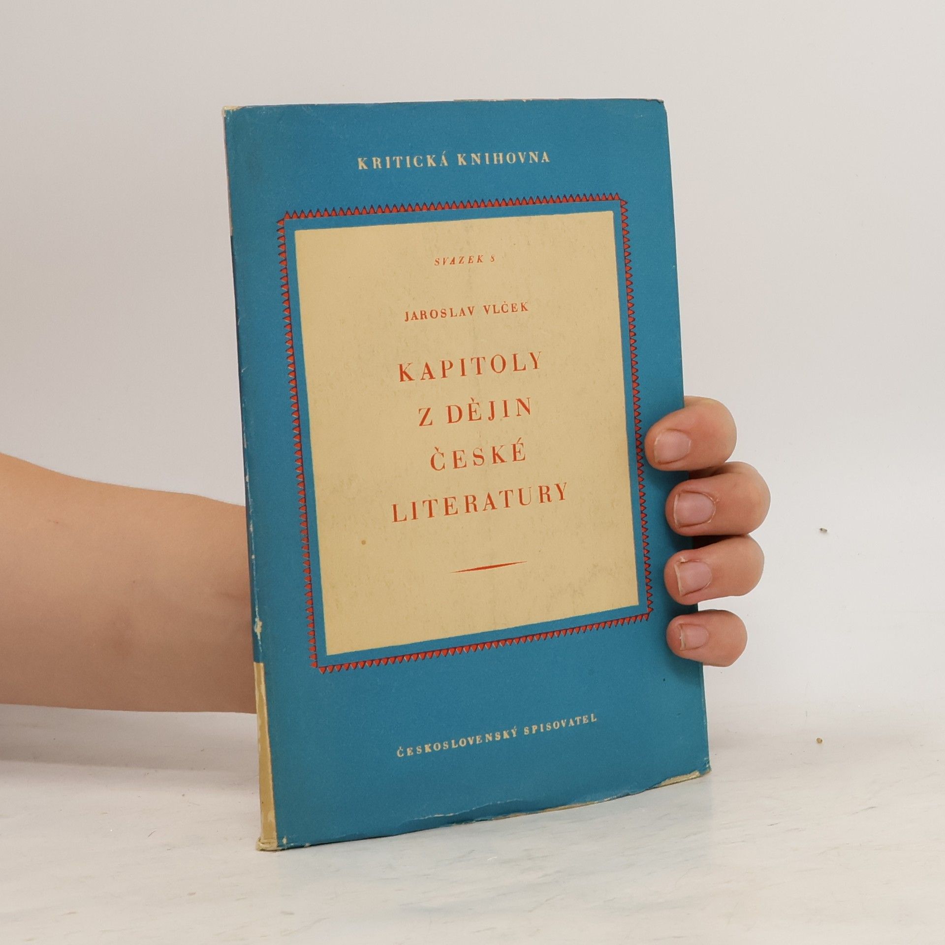 Jaroslav Vlček Kapitoly z dějin české literatury